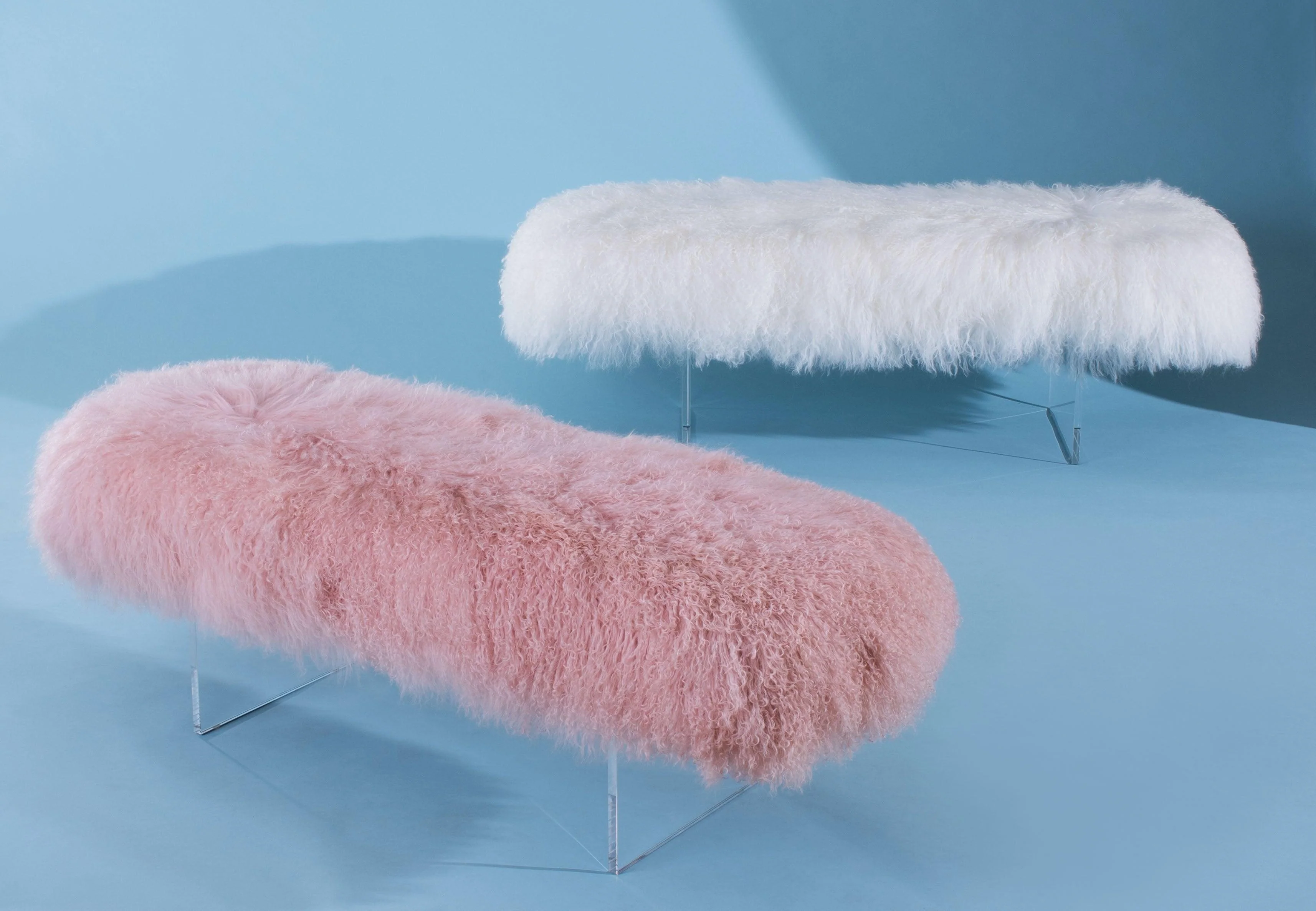 LILLIANA SHEEPSKIN OTTOMAN - Remutear