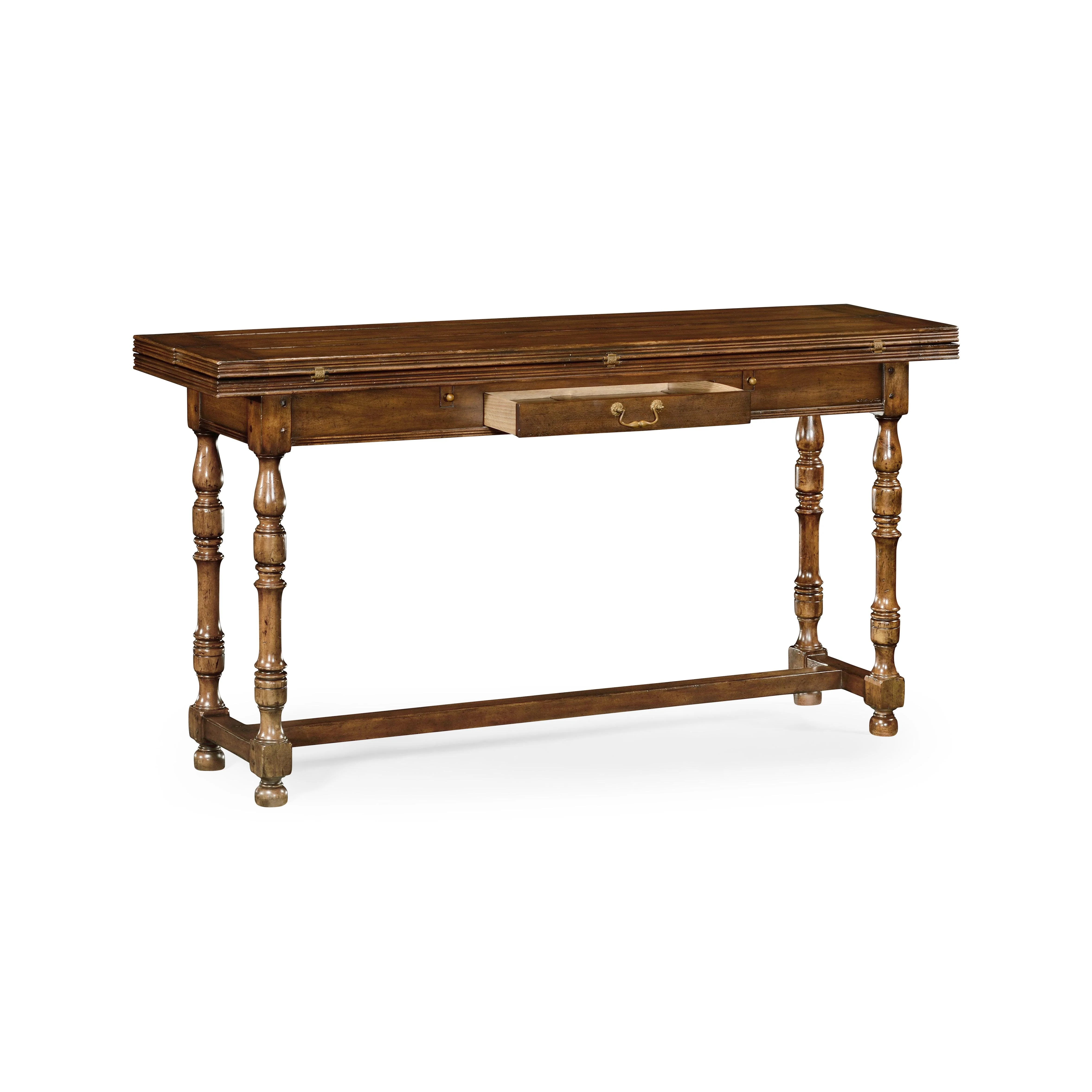 Casual Accents Small Walnut Hunt Table - Remutear