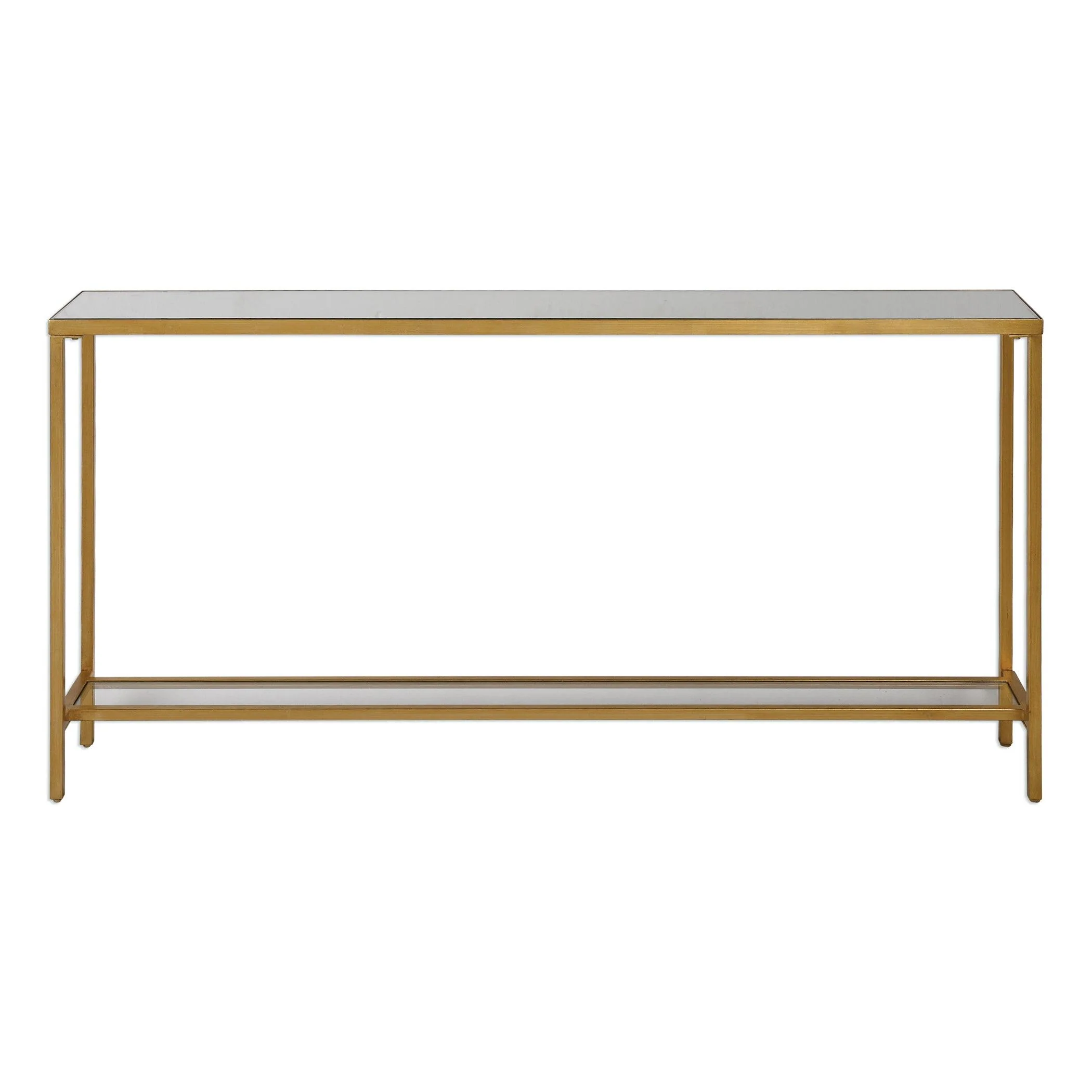 HAYLEY GOLD CONSOLE TABLE - Remutear