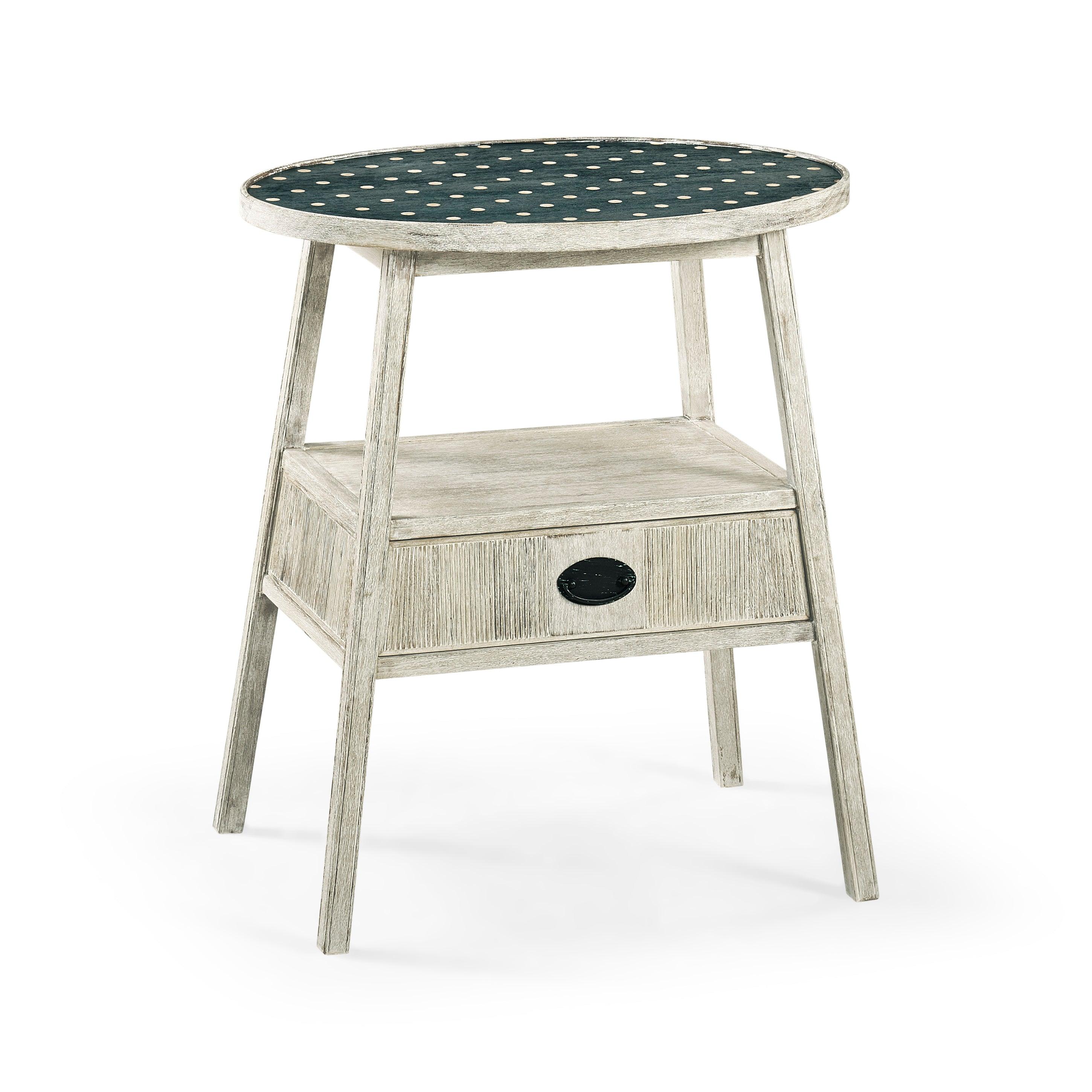 William Yeoward Bywater Washed Acacia Side Table - Remutear