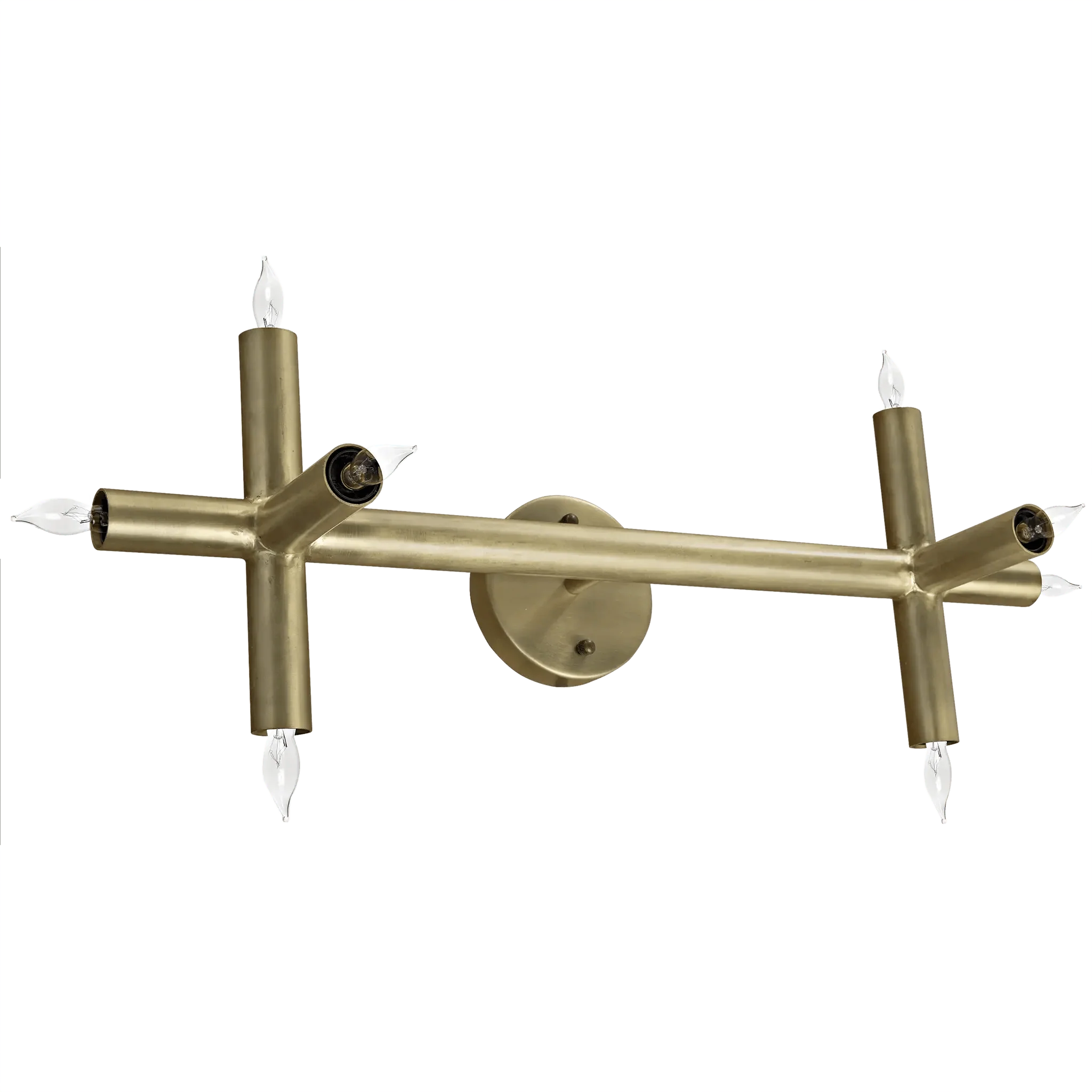 Salome Sconce, Metal with Brass Finish - Remutear