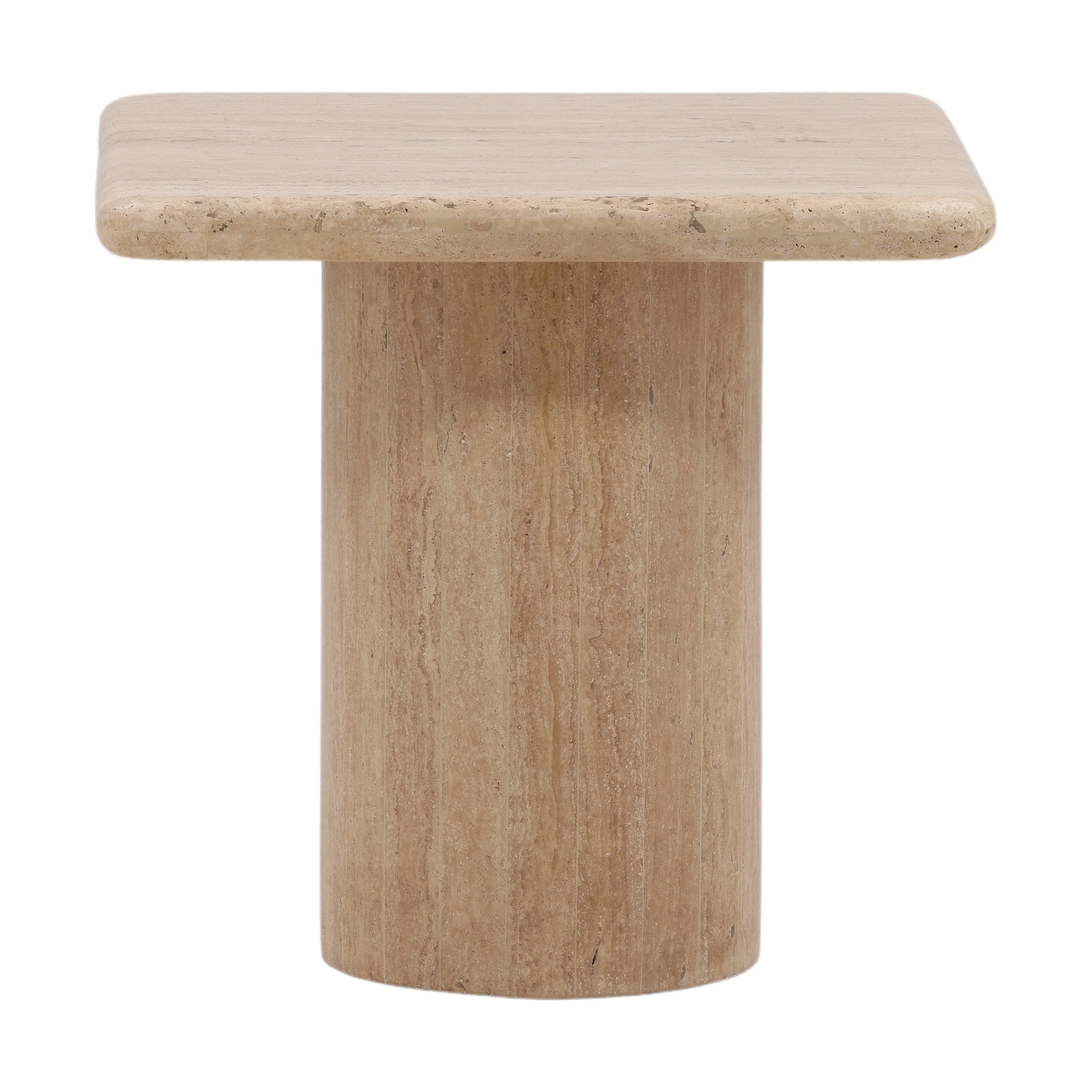 Celina End Table Travertine Medium - Remutear