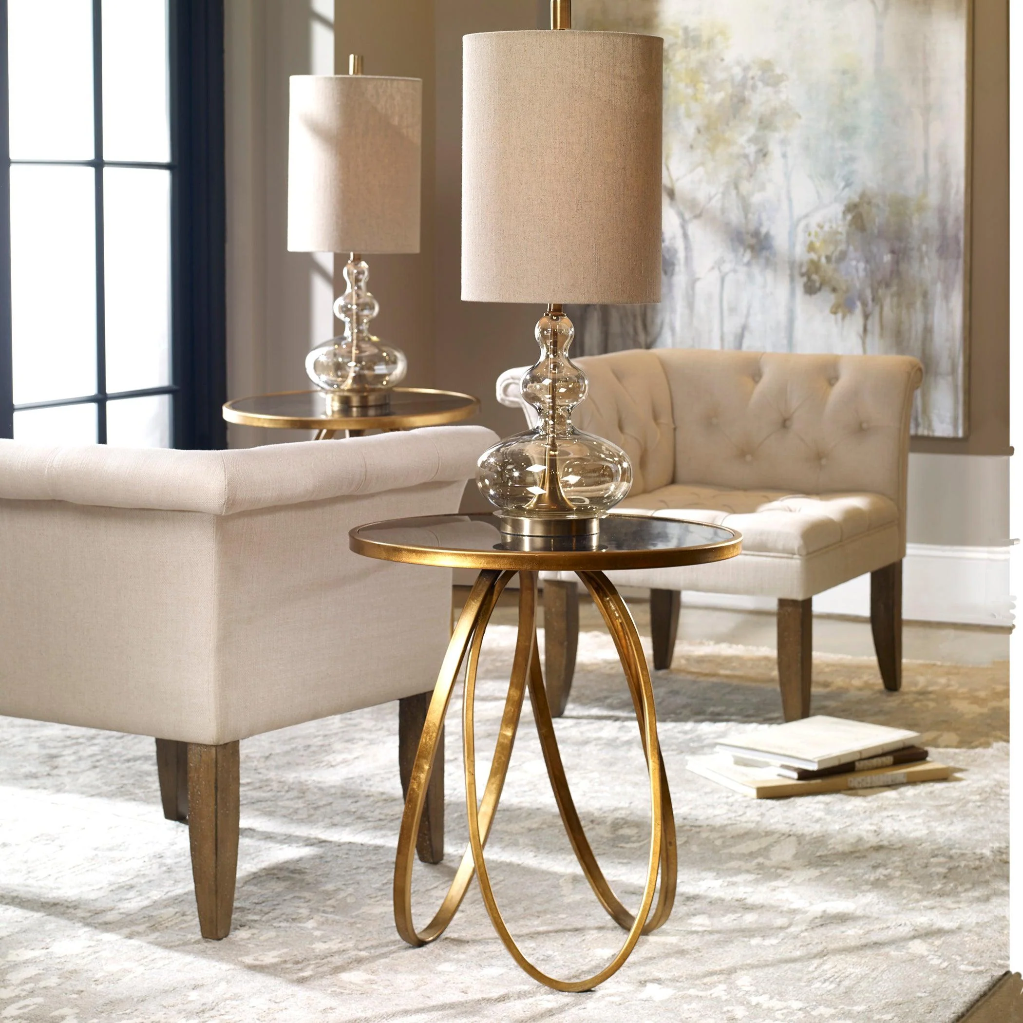 Montrez Gold Side Table - Remutear