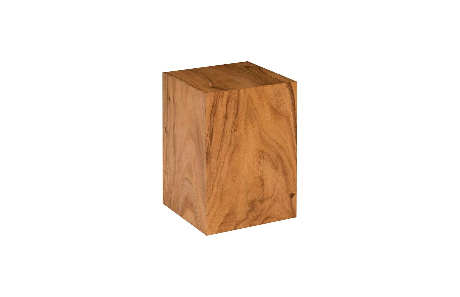 Origins Pedestal, Small, Mitered Chamcha Wood, Natural - Remutear