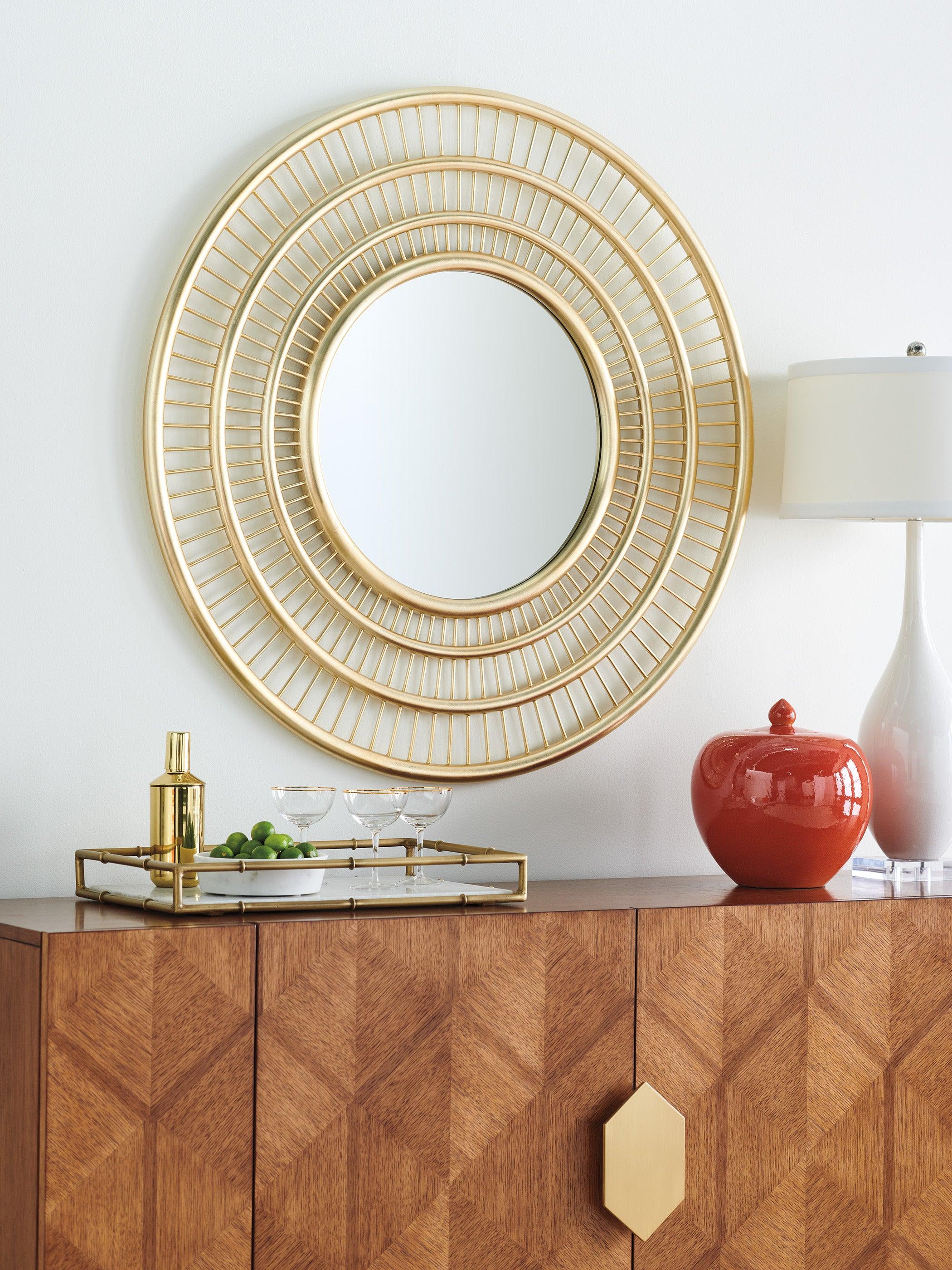 Palm Desert Ambrose Round Mirror - Remutear