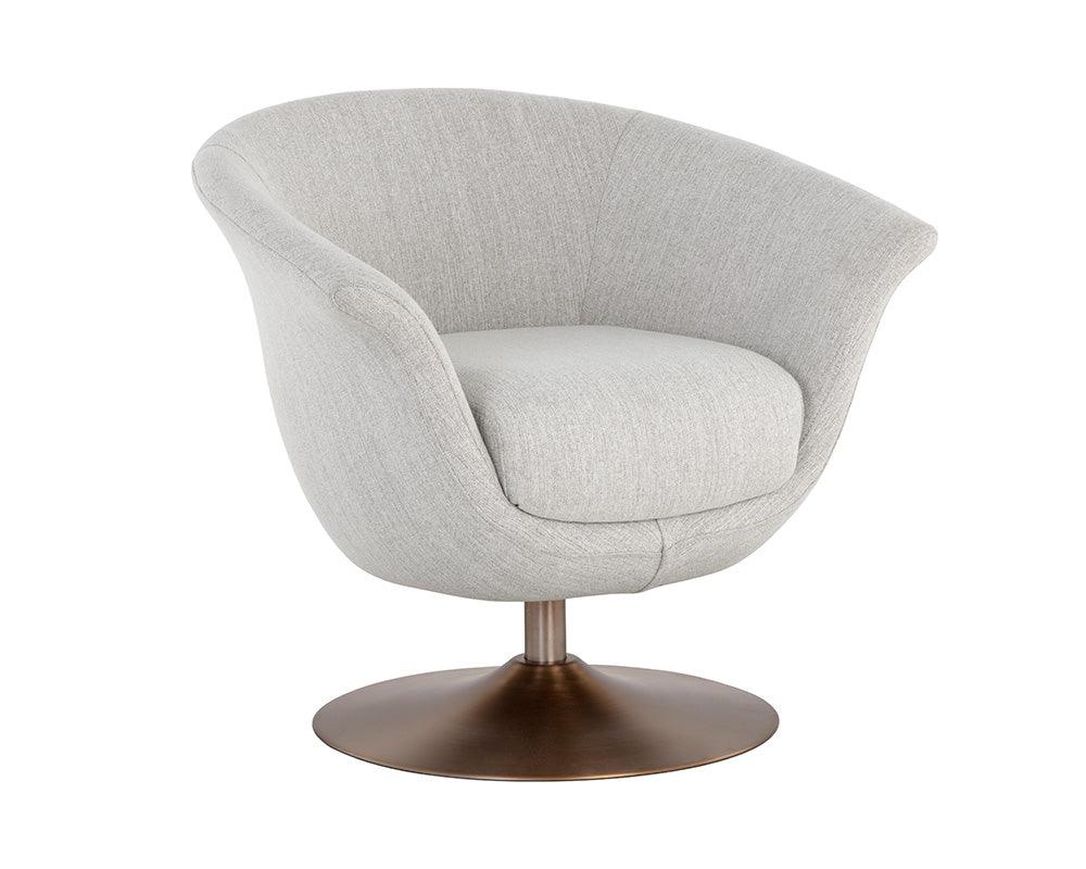 Carine Swivel Lounge Chair - Remutear