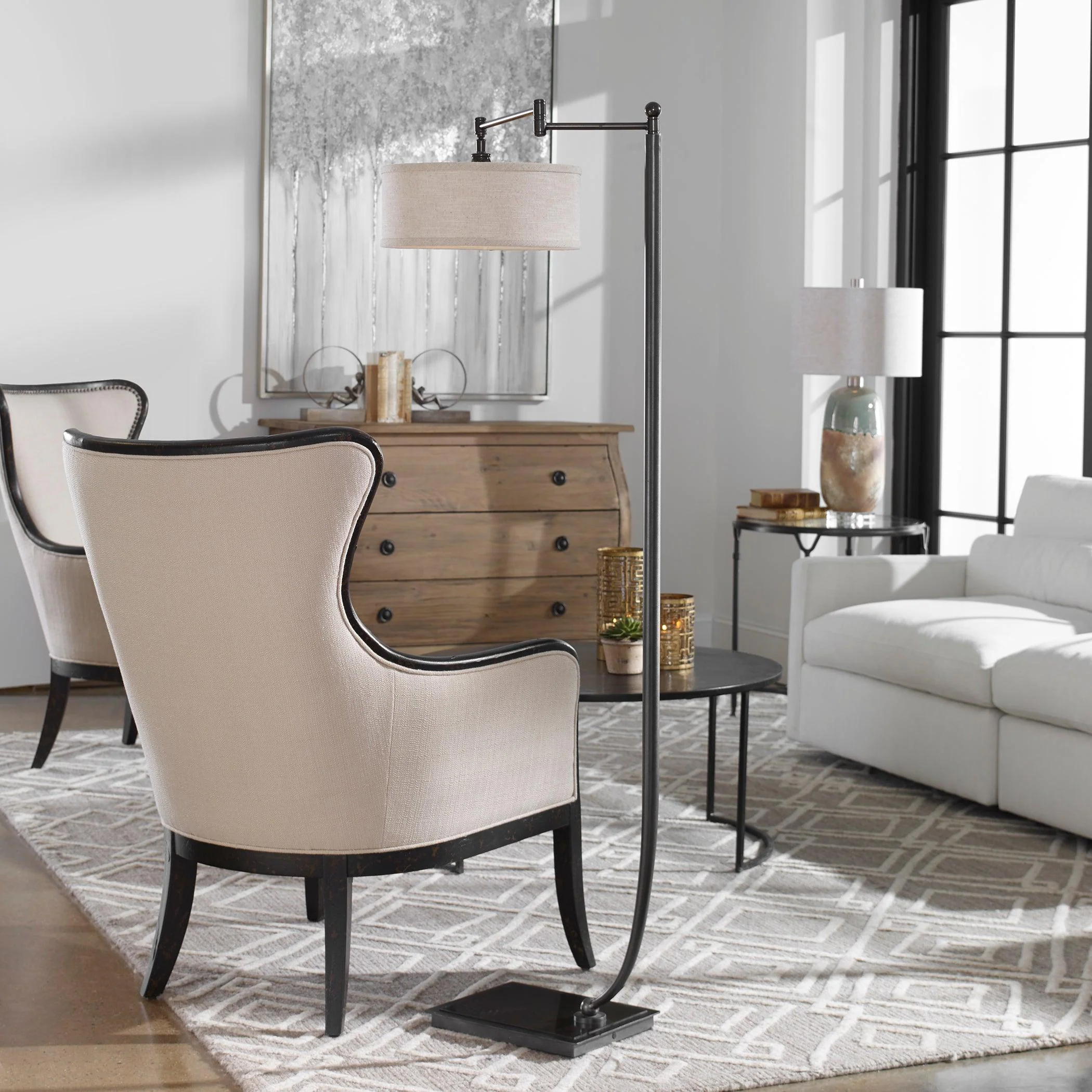 Lamine Dark Bronze Floor Lamp - Remutear