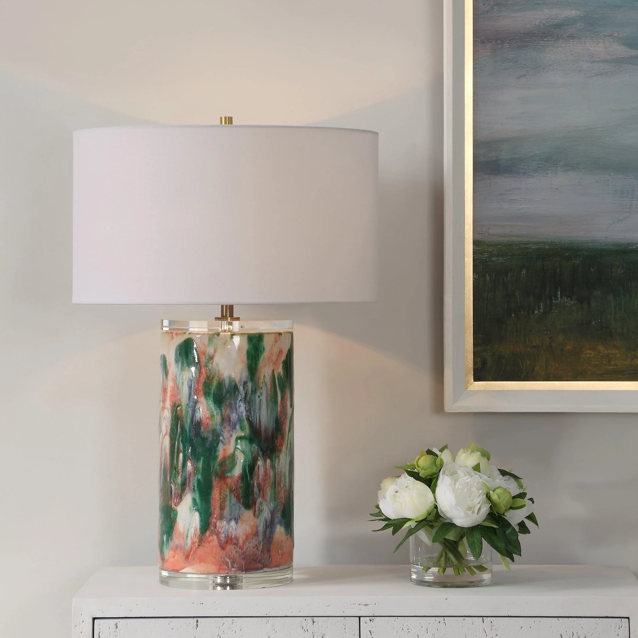 Verdant Multi-Colored Table Lamp - Remutear