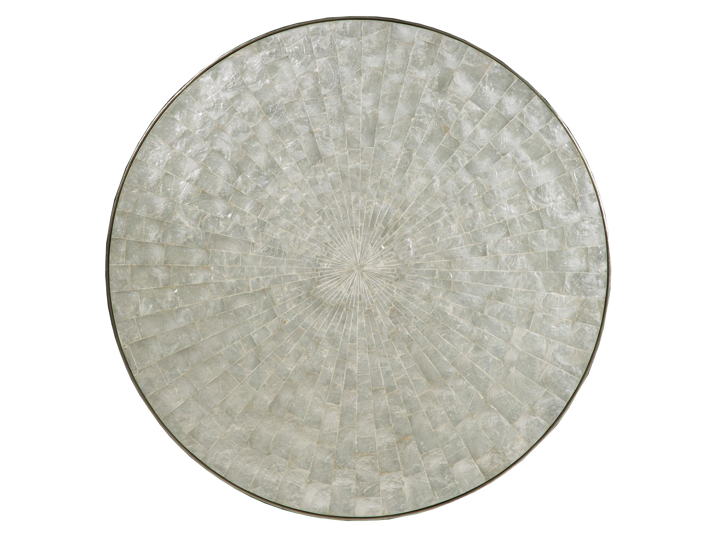 Signature Designs Capiz Round Cocktail - Remutear