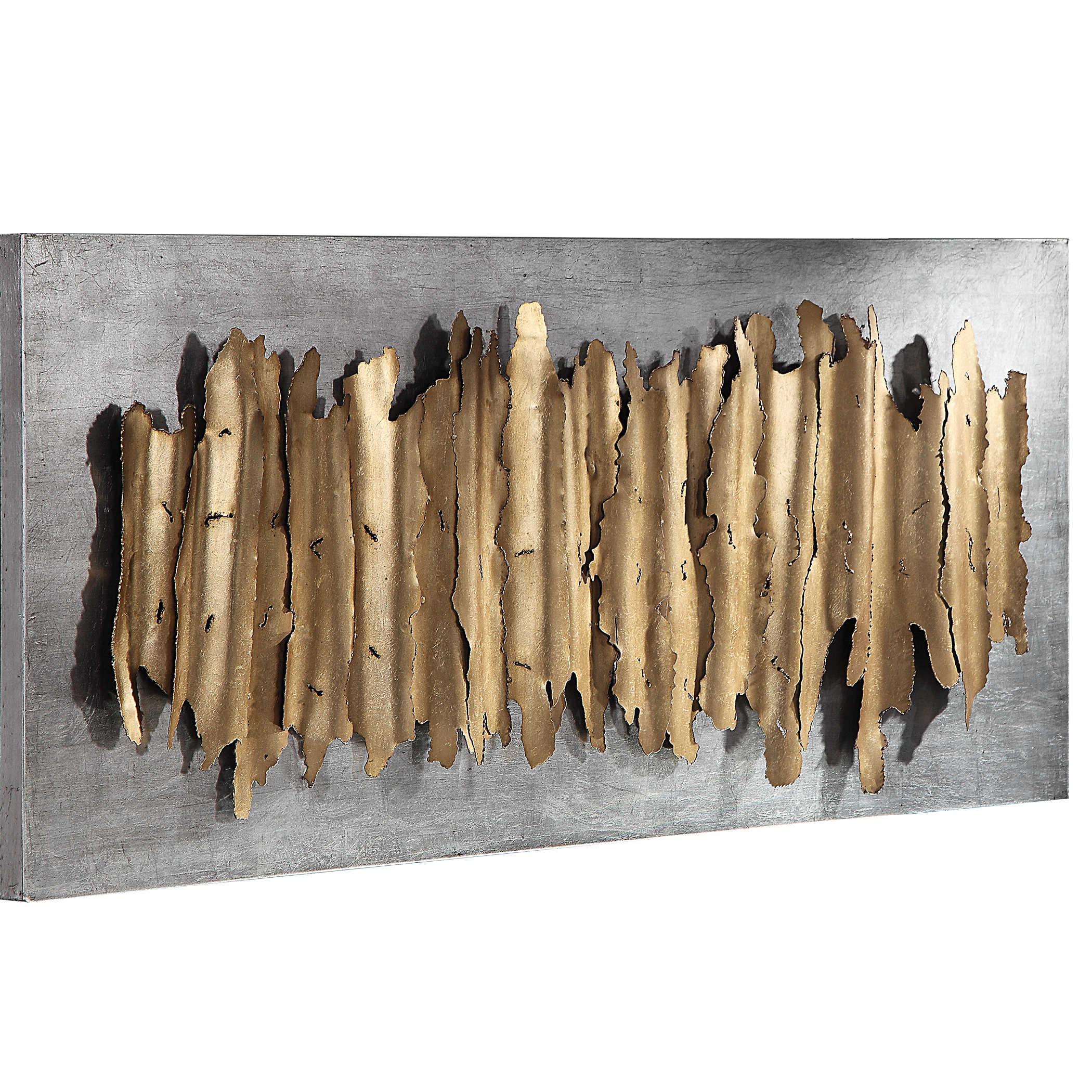 LEV GOLD METAL WALL DECOR - Remutear