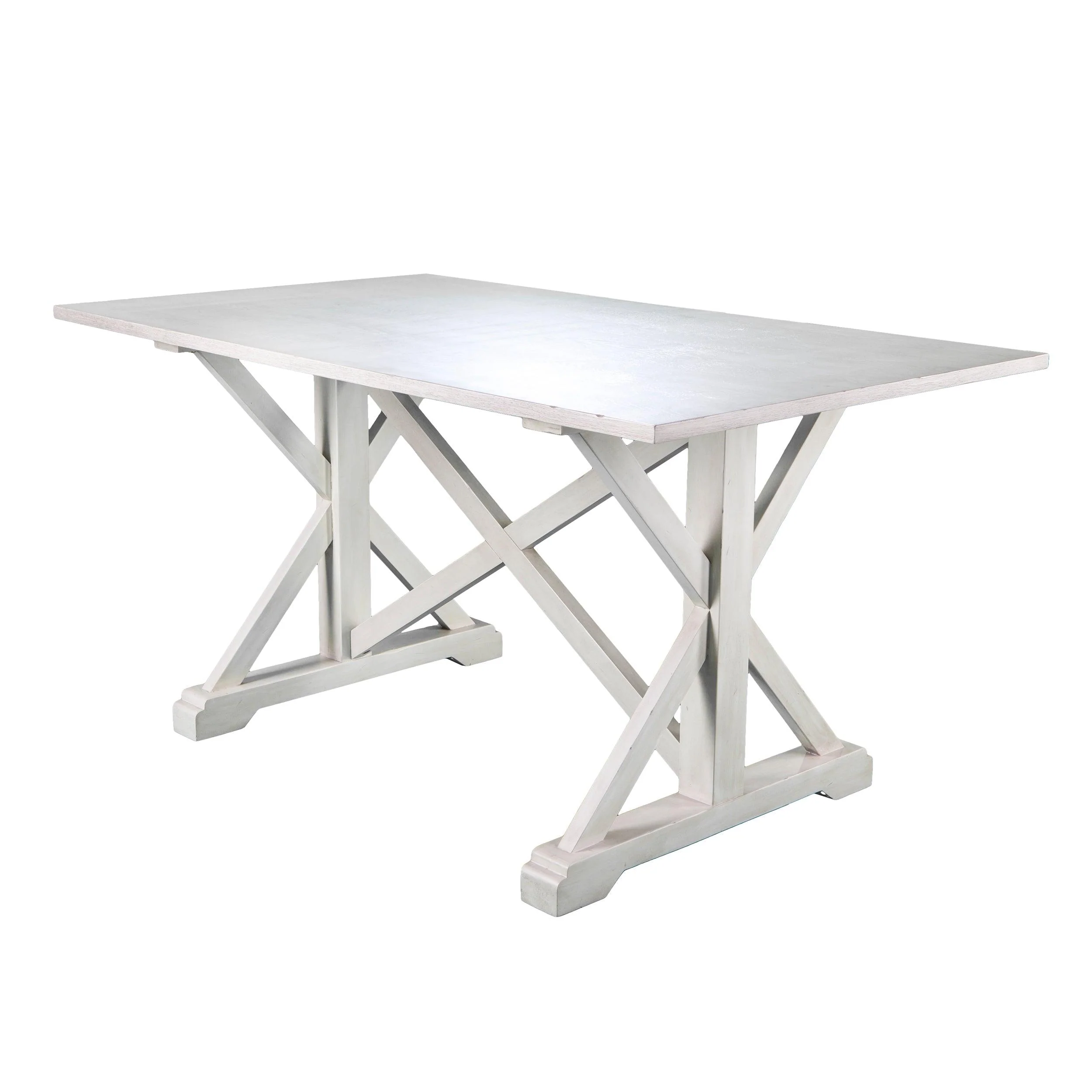 Cardwell Distressed Farmhouse Dining Table - Remutear