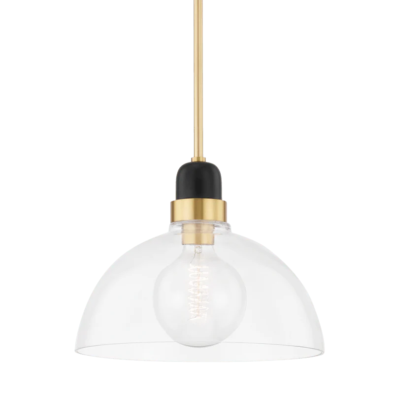 CAMILE 1 LIGHT LARGE PENDANT - Remutear