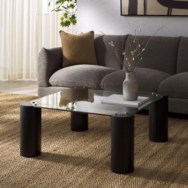 Robbie Square Glass Top Coffee Table - Remutear