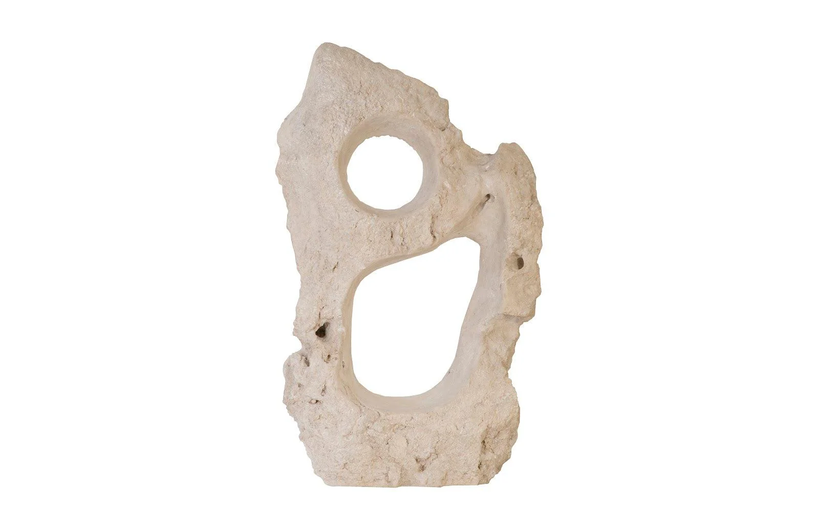 Colossal Cast Stone Sculpture, Double Hole, Roman Stone - Remutear