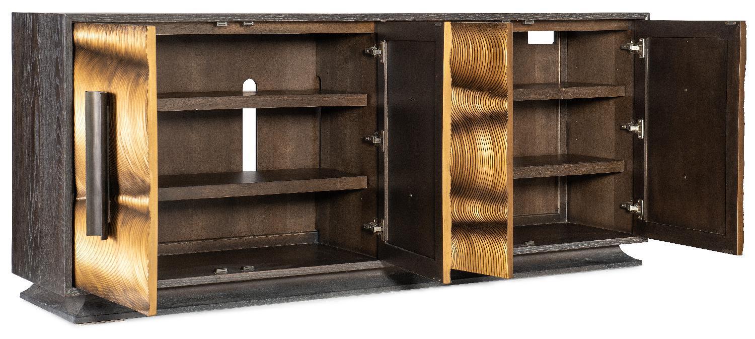 Melange Swaley Four Door Credenza - Remutear