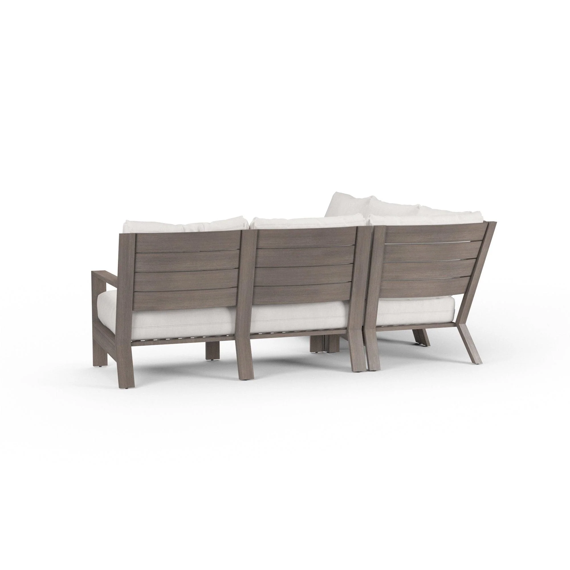 Laguna Sectional in Canvas Flax, No Welt - Remutear