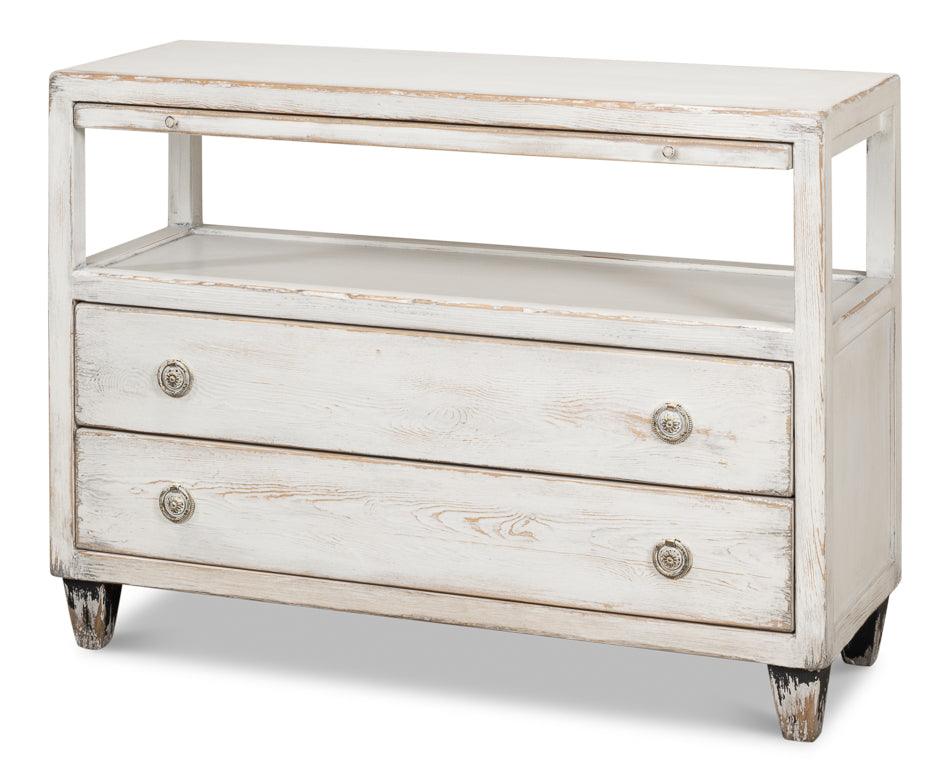 White Hollywood Tv Stand - Remutear