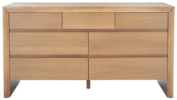 DARNELL WOOD 7 DRAWER DRESSER - Remutear