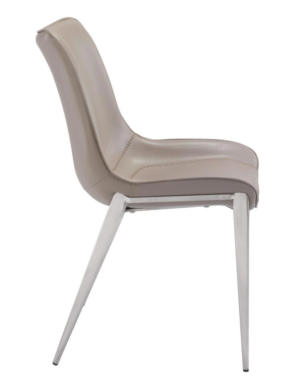 Magnus Dining Chair (Set of 2) Gray & Silver - Remutear