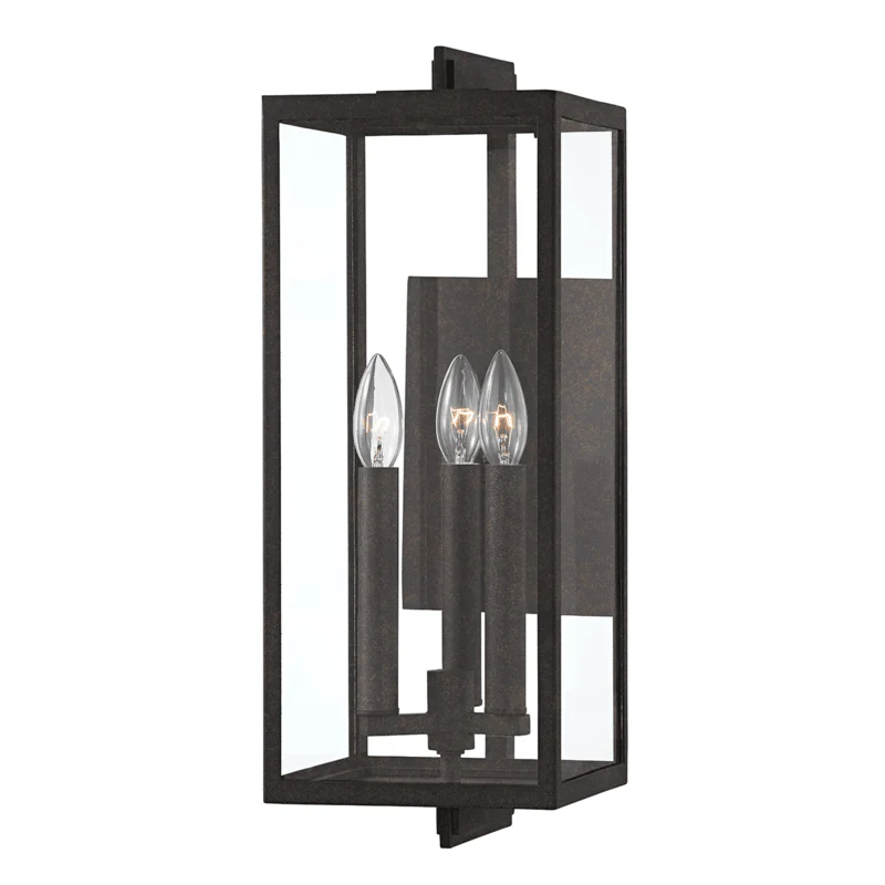 NICO 3 LIGHT EXTERIOR WALL SCONCE - Remutear
