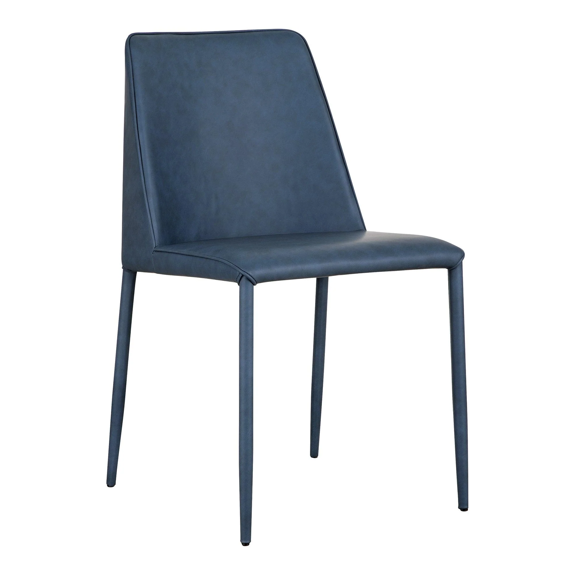 Nora Dining Chair Ocean Cavern Grey Vegan Leather - Set Of Two - Remutear