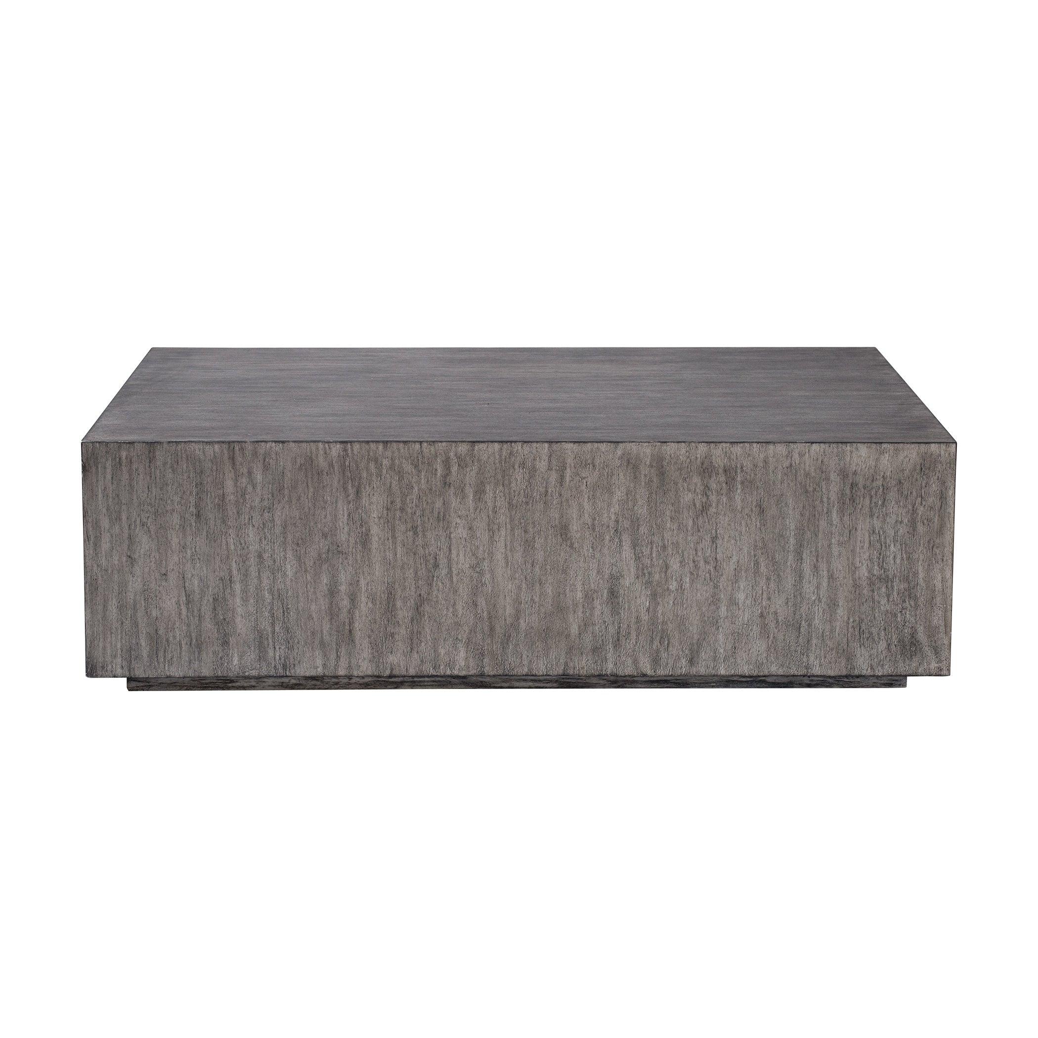 KAREEM MODERN GRAY COFFEE TABLE - Remutear