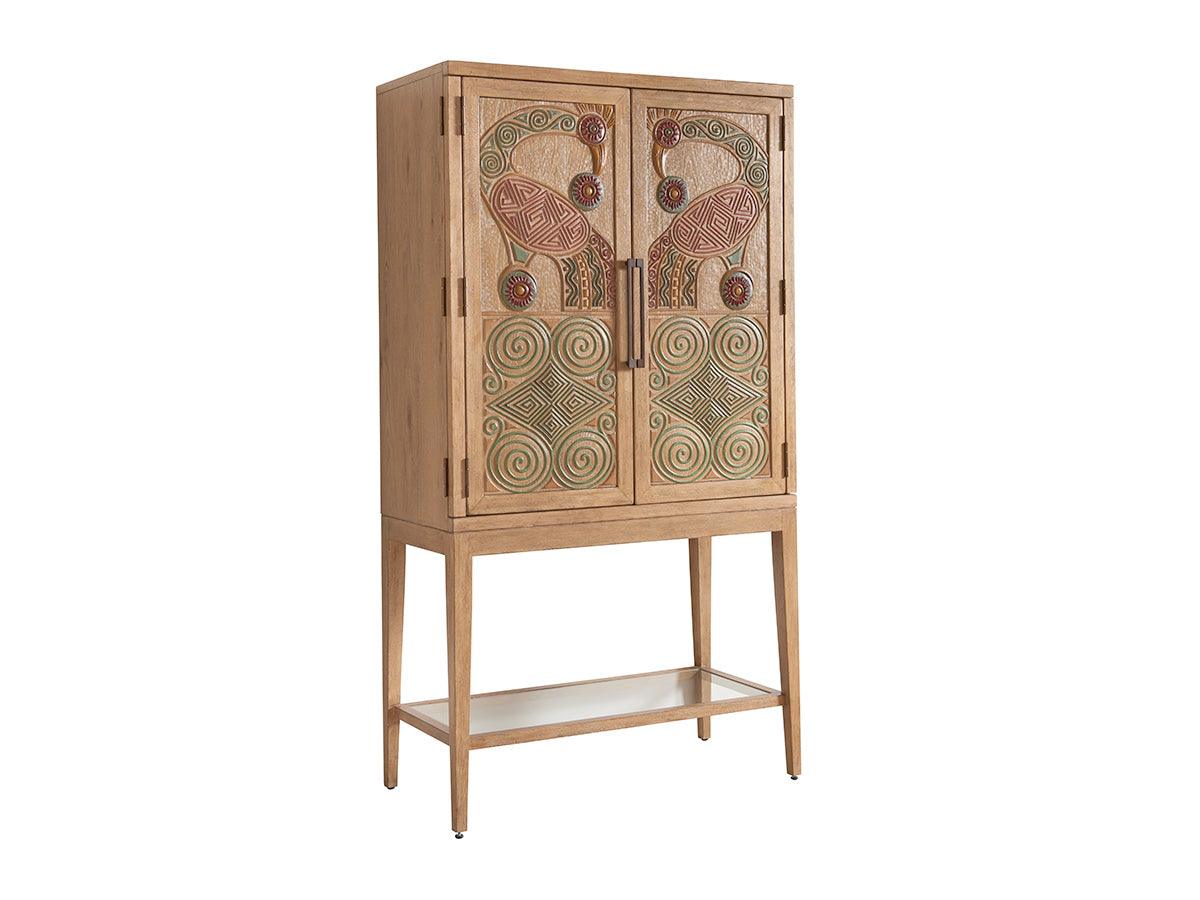 Los Altos Cameroon Bar Cabinet - Remutear