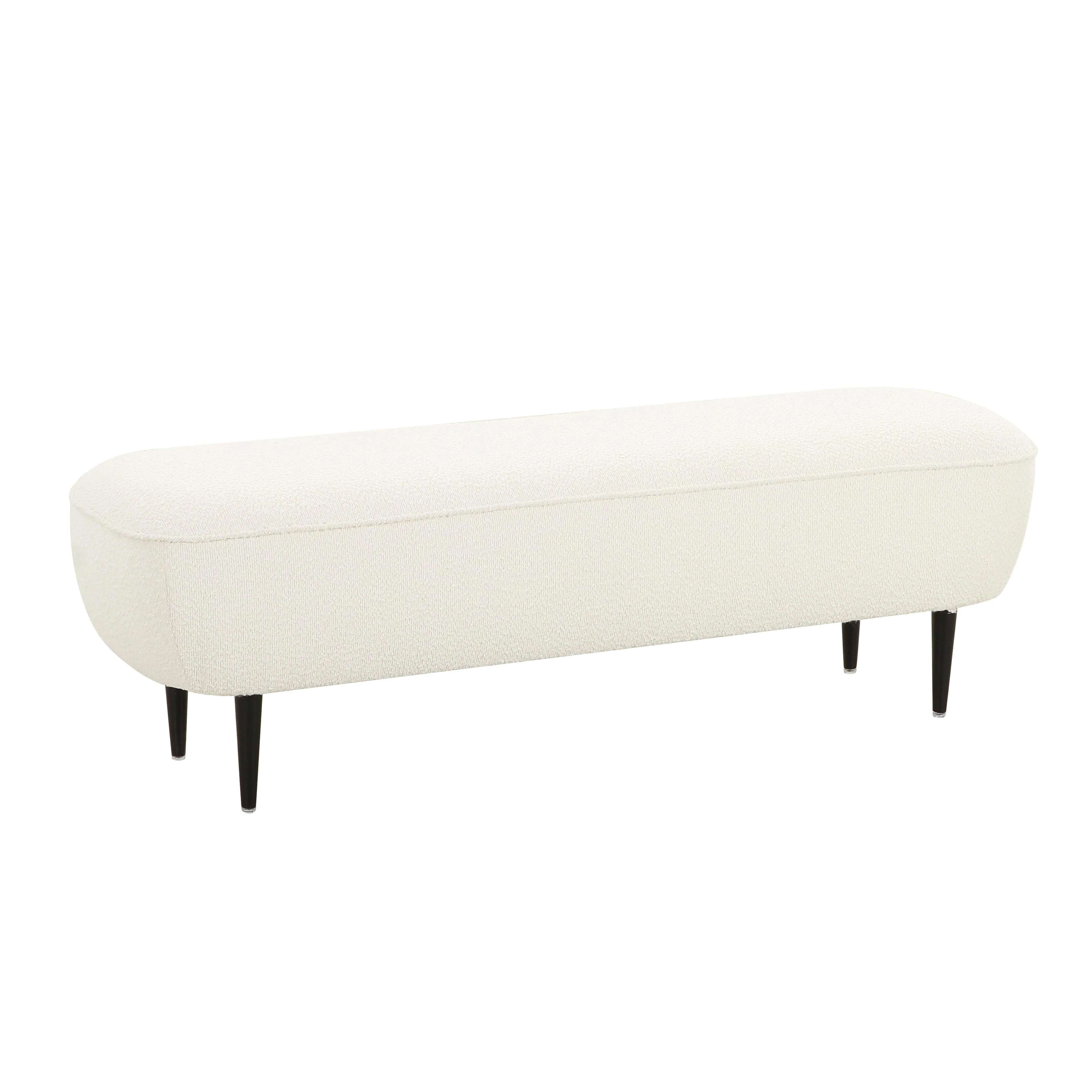 Denise Cream Boucle Bench - Remutear