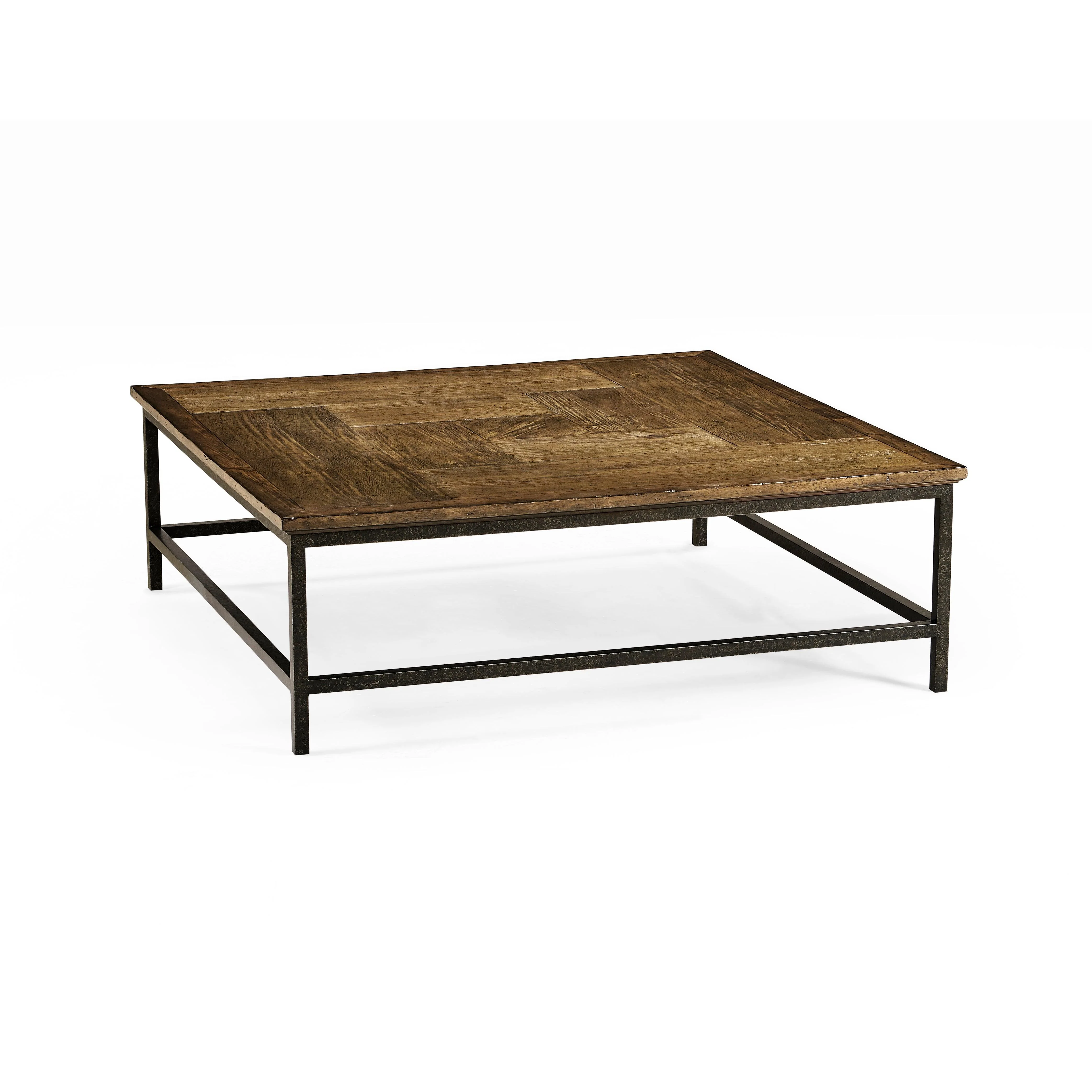 Casual Accents Medium Driftwood Square Coffee Table - Remutear