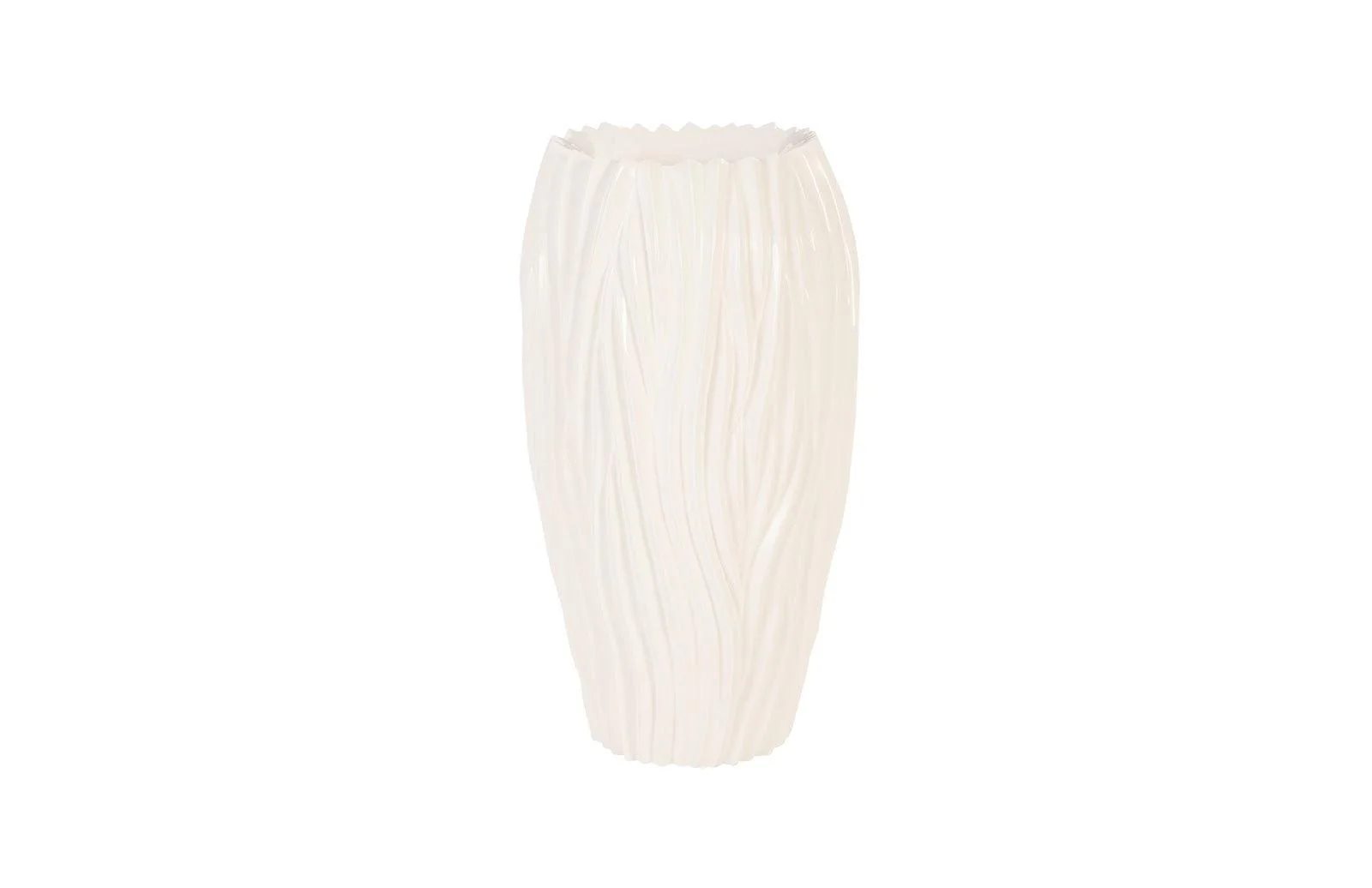 Alon Planter, Gel Coat White - Remutear