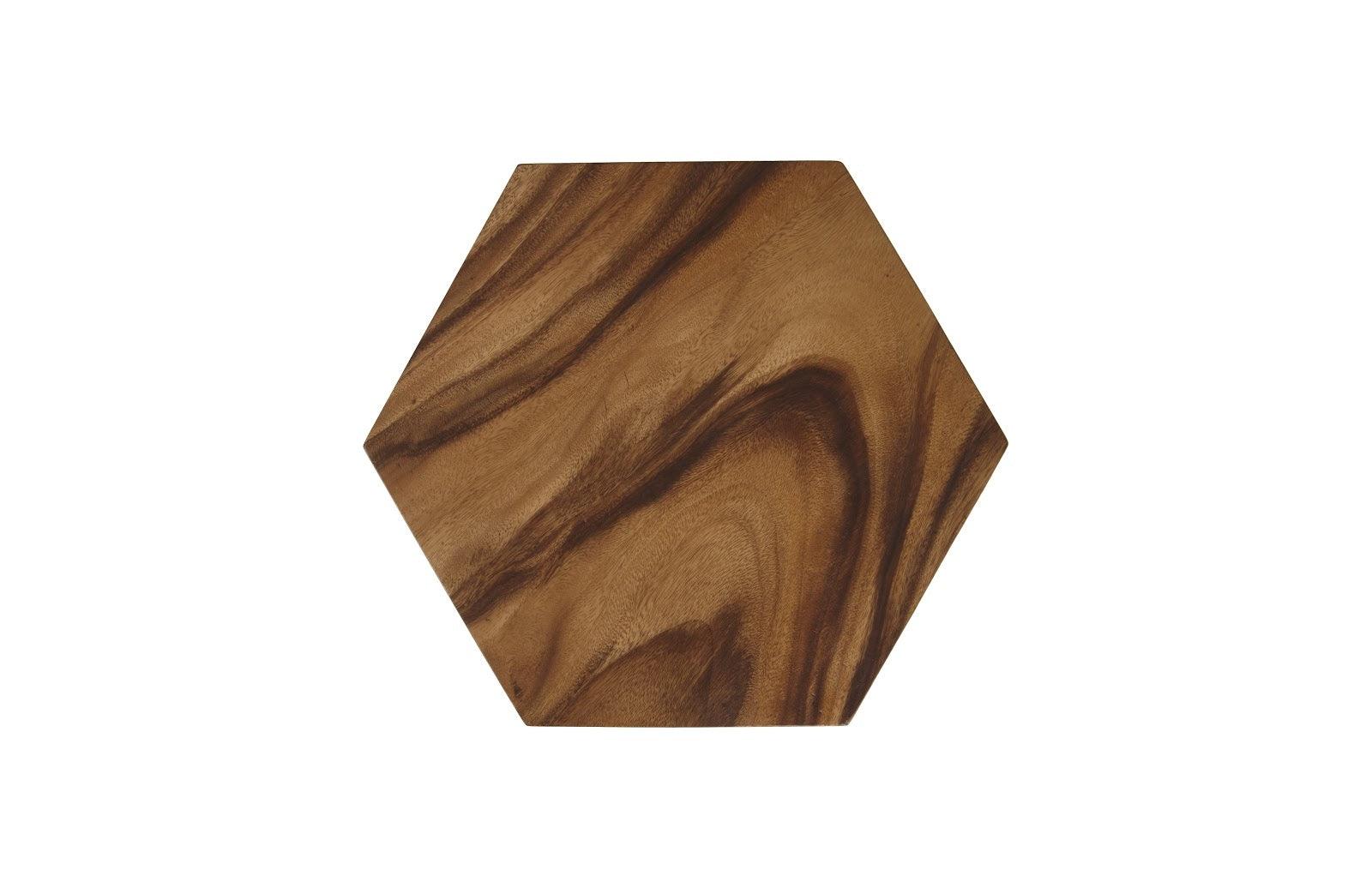 Honeycomb Side Table, Chamcha Wood, SM - Remutear