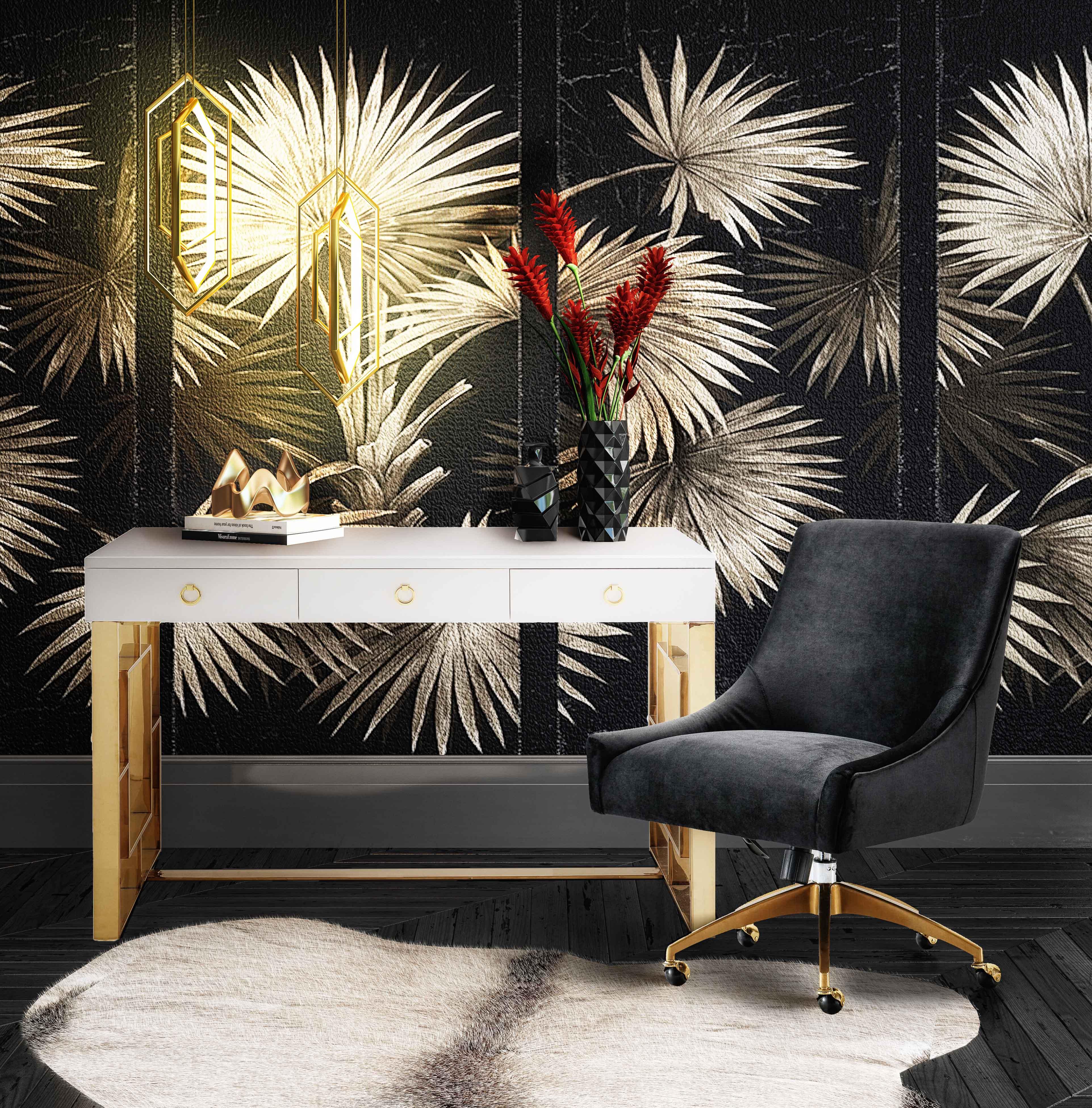 Beatrix Black Office Swivel Chair - Remutear