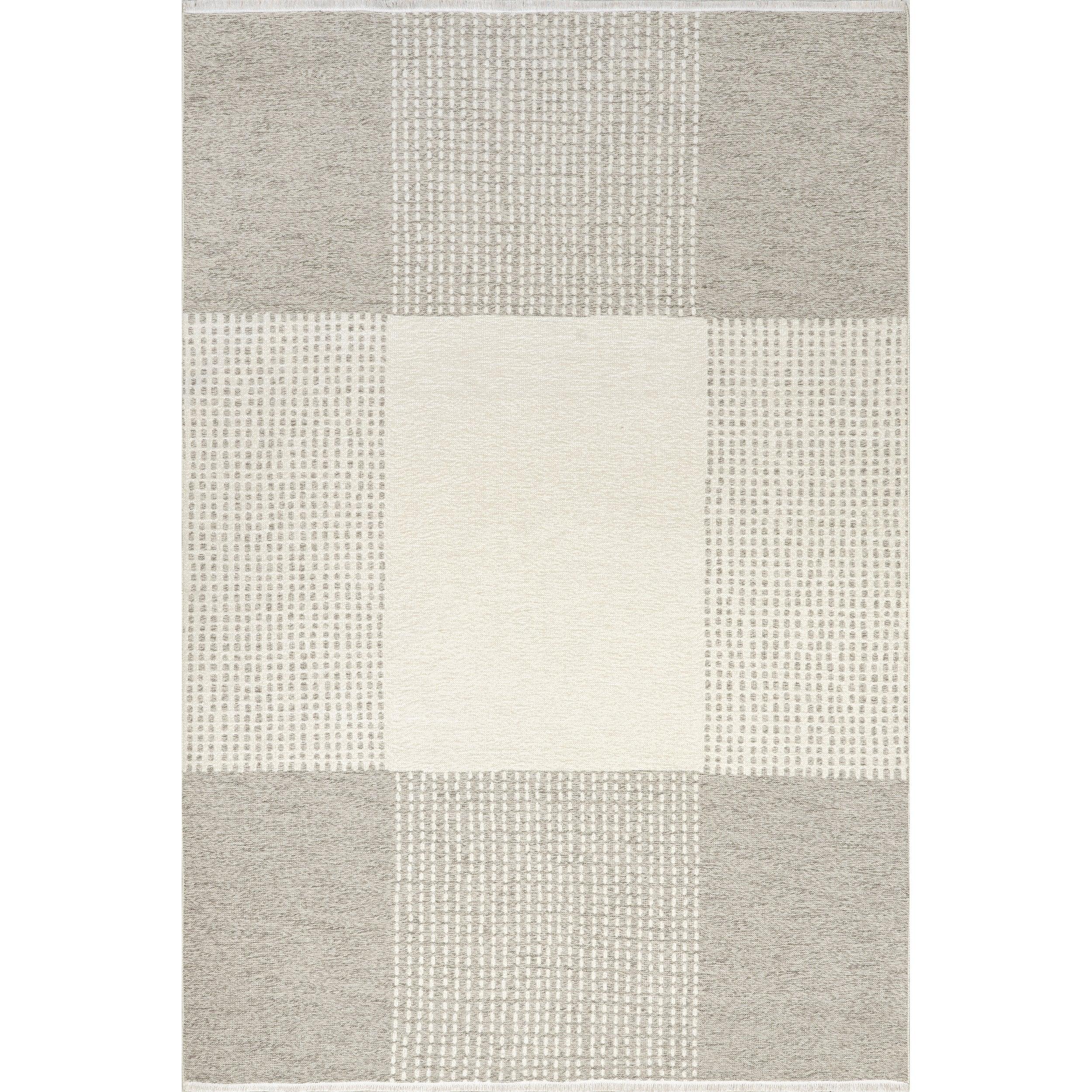 Kirby Plaid Reversible Machine Washable Area Rug - Remutear
