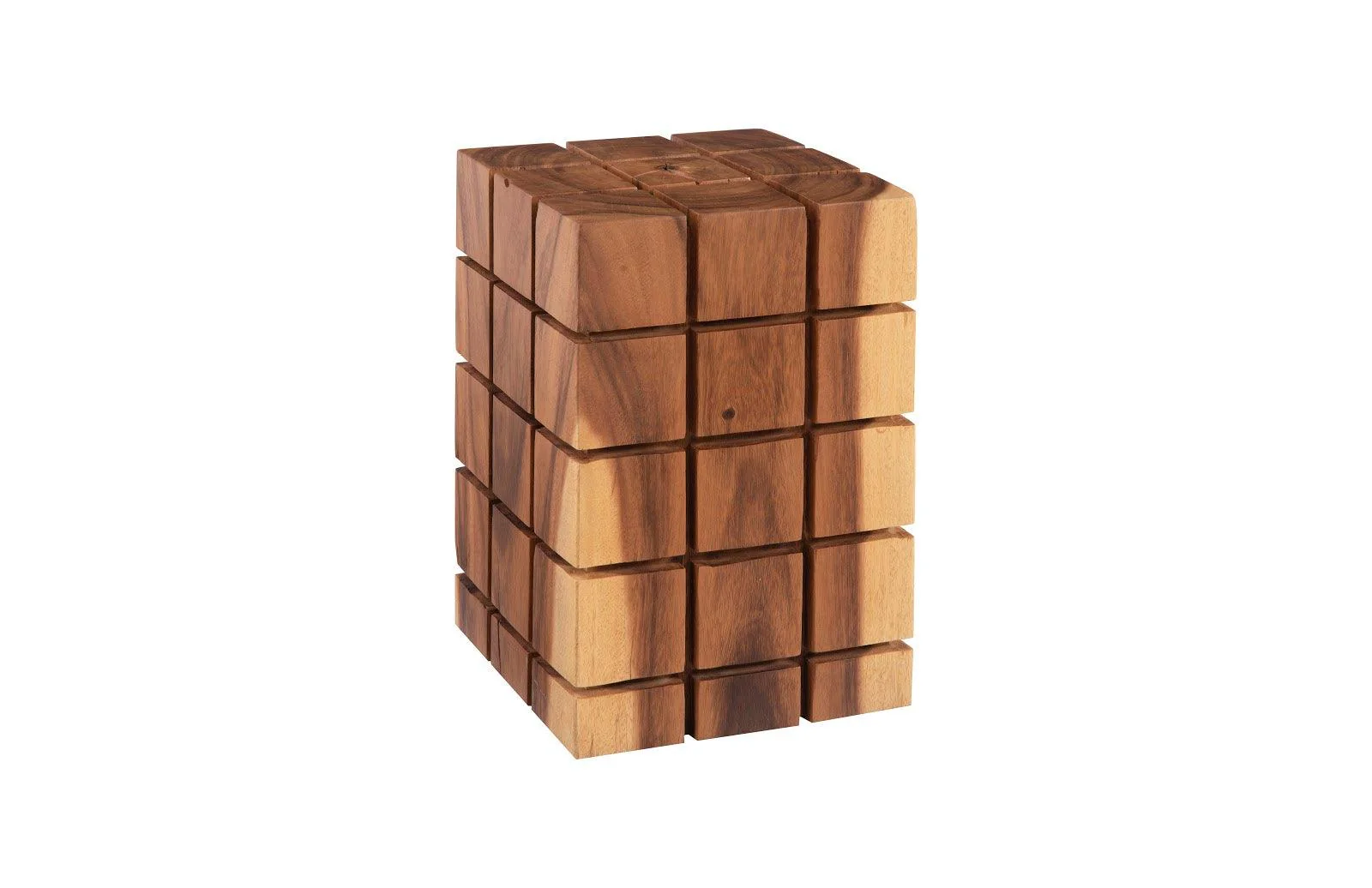 Cubed Stool, Natural - Remutear