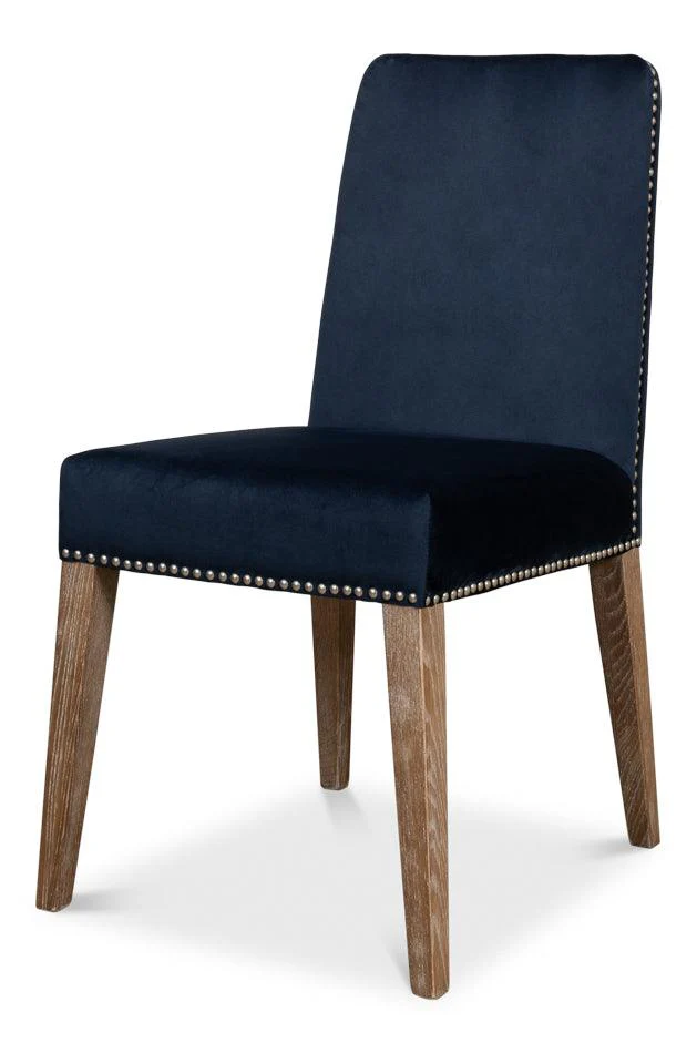 Franklin Side Chair - Navy Blue - Set of 2 - Remutear