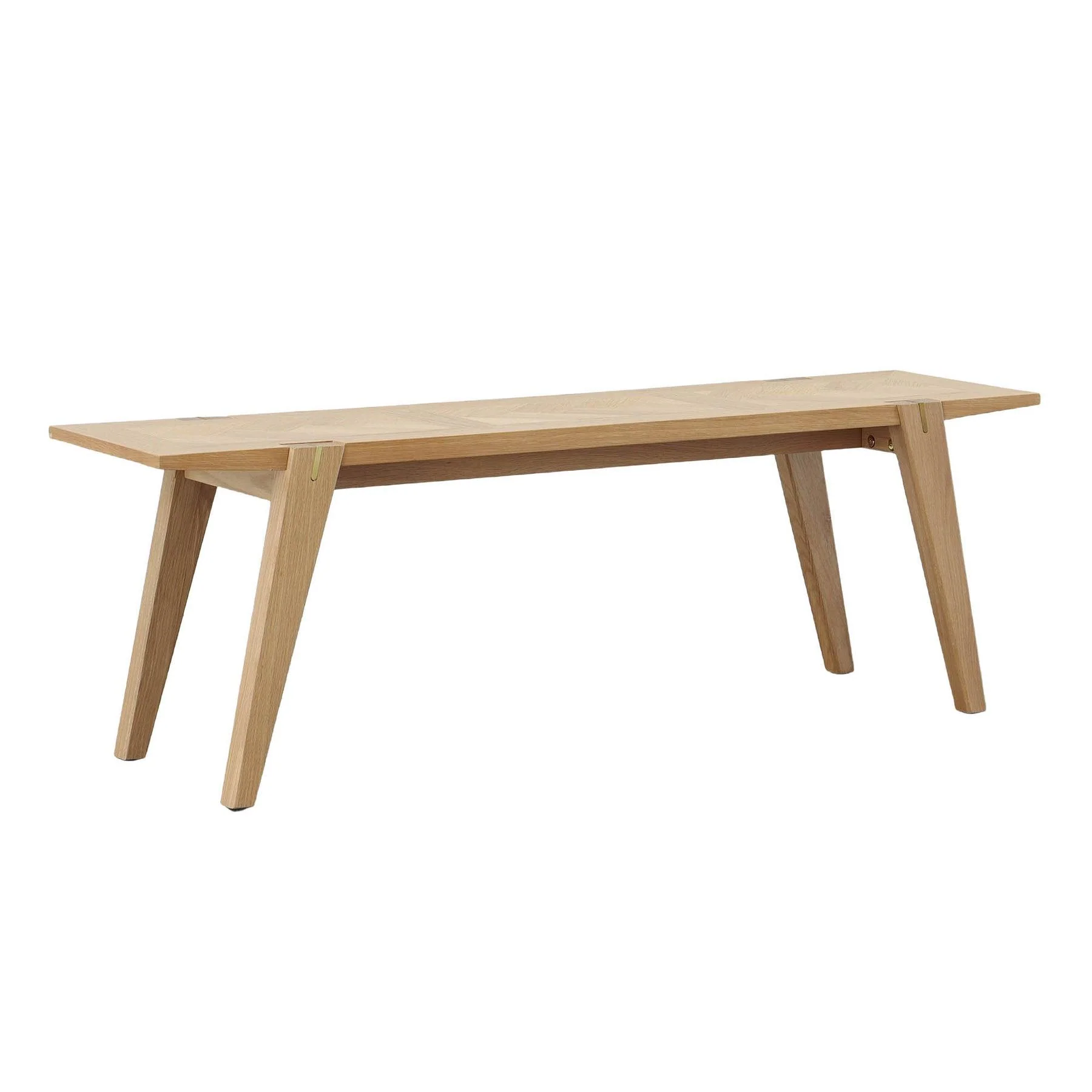 Colton Small Dining Bench w/ Brass - Remutear