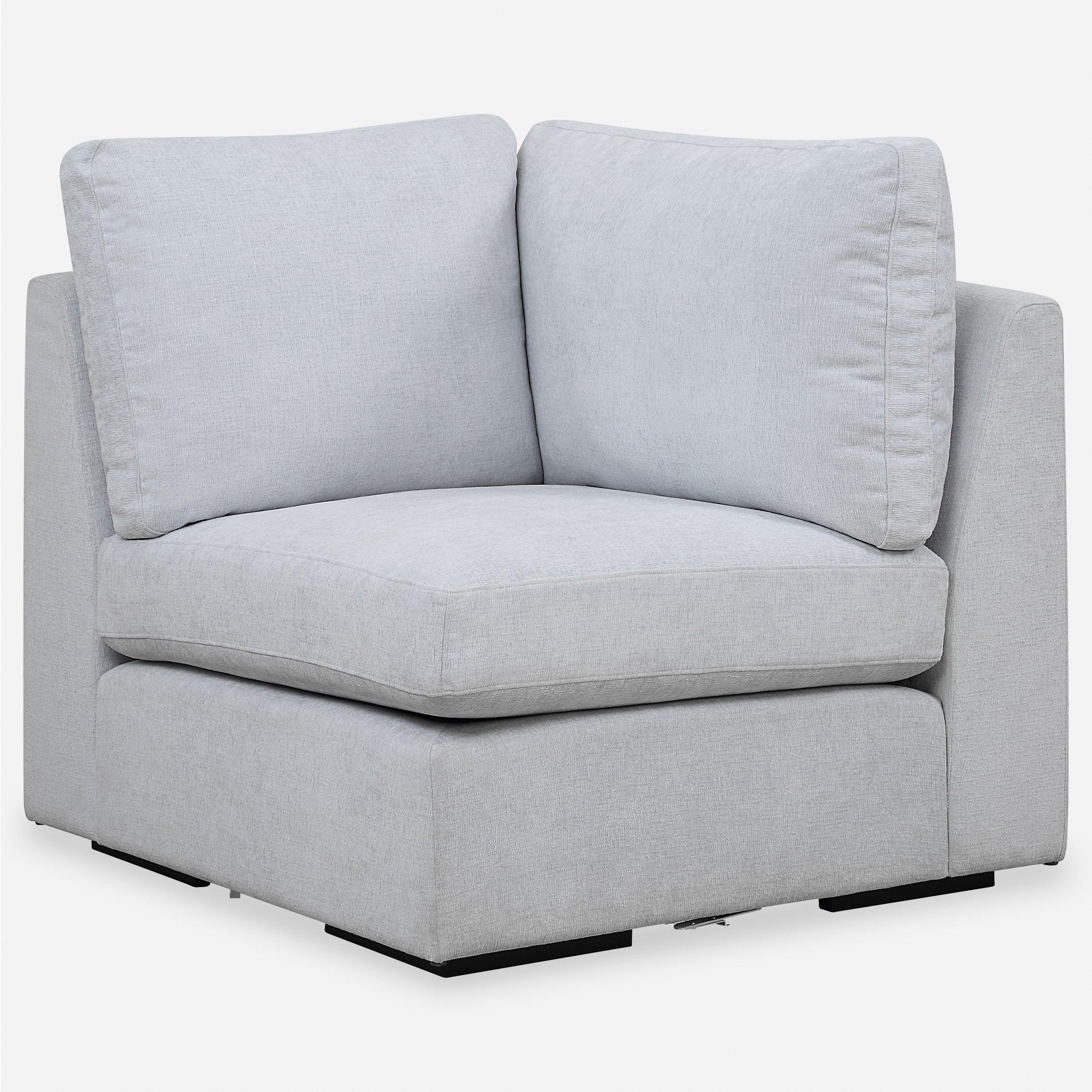 Refuge Cloud Blue Corner Sofa - Remutear