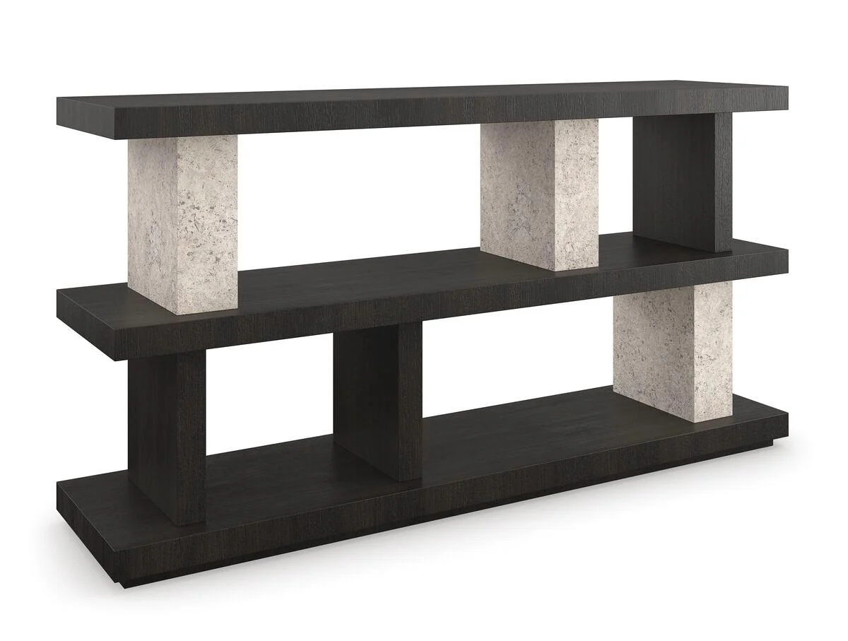 Modern Principles Contrast Low Bookshelf - Remutear