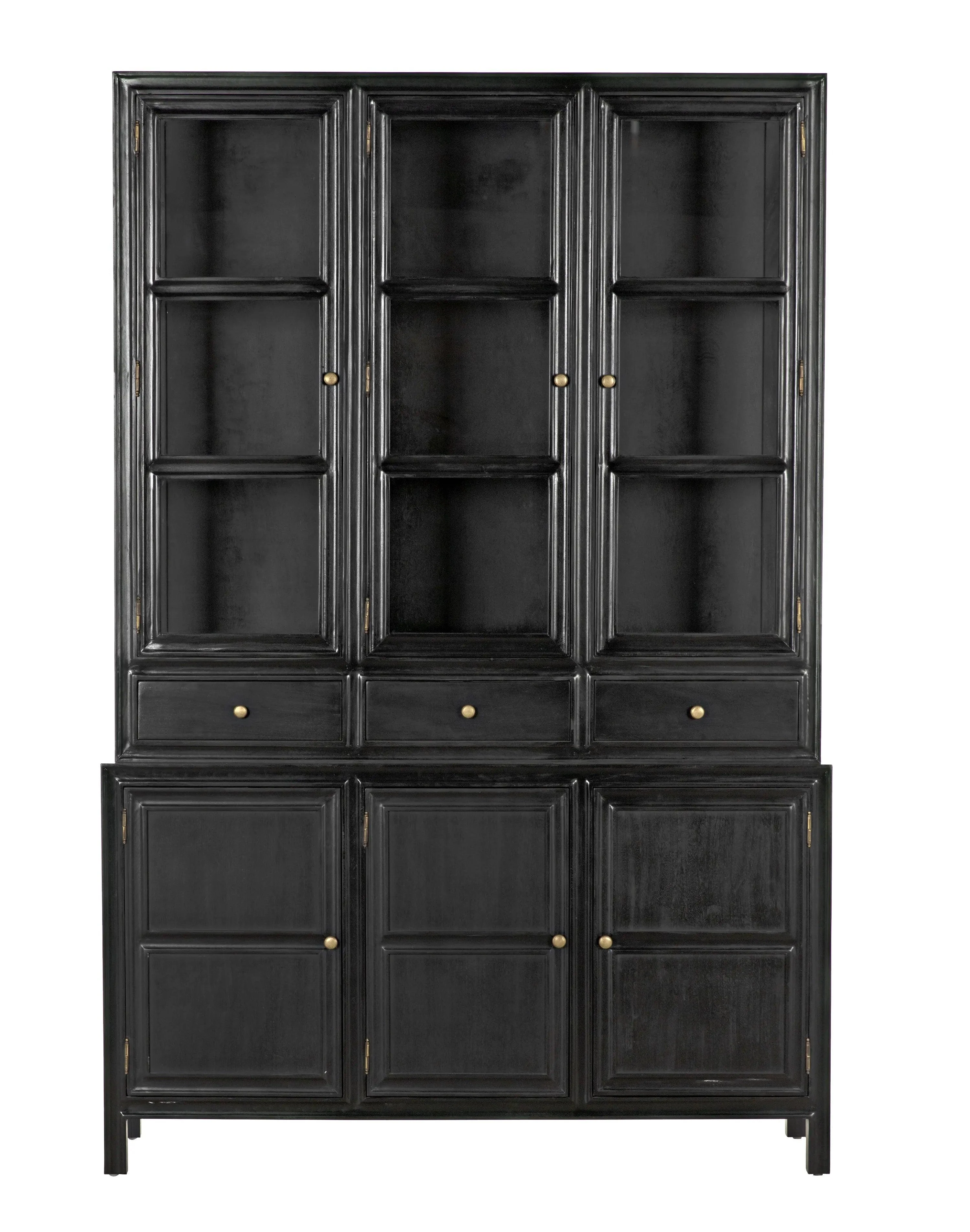 Colonial Hutch, Hand Rubbed Black - Remutear