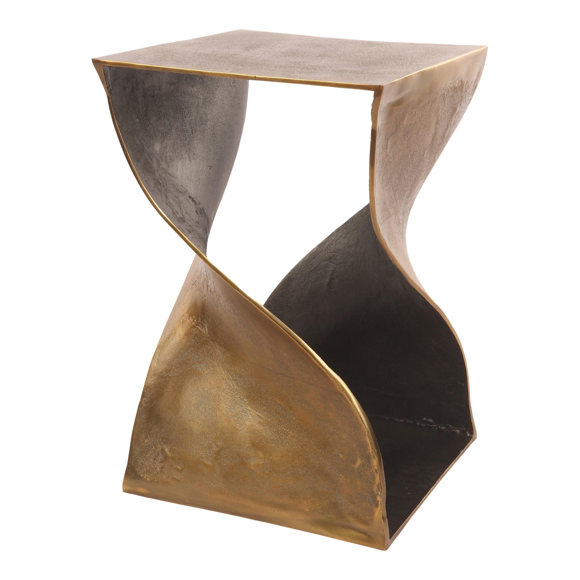 Twist Accent Table Brass - Remutear