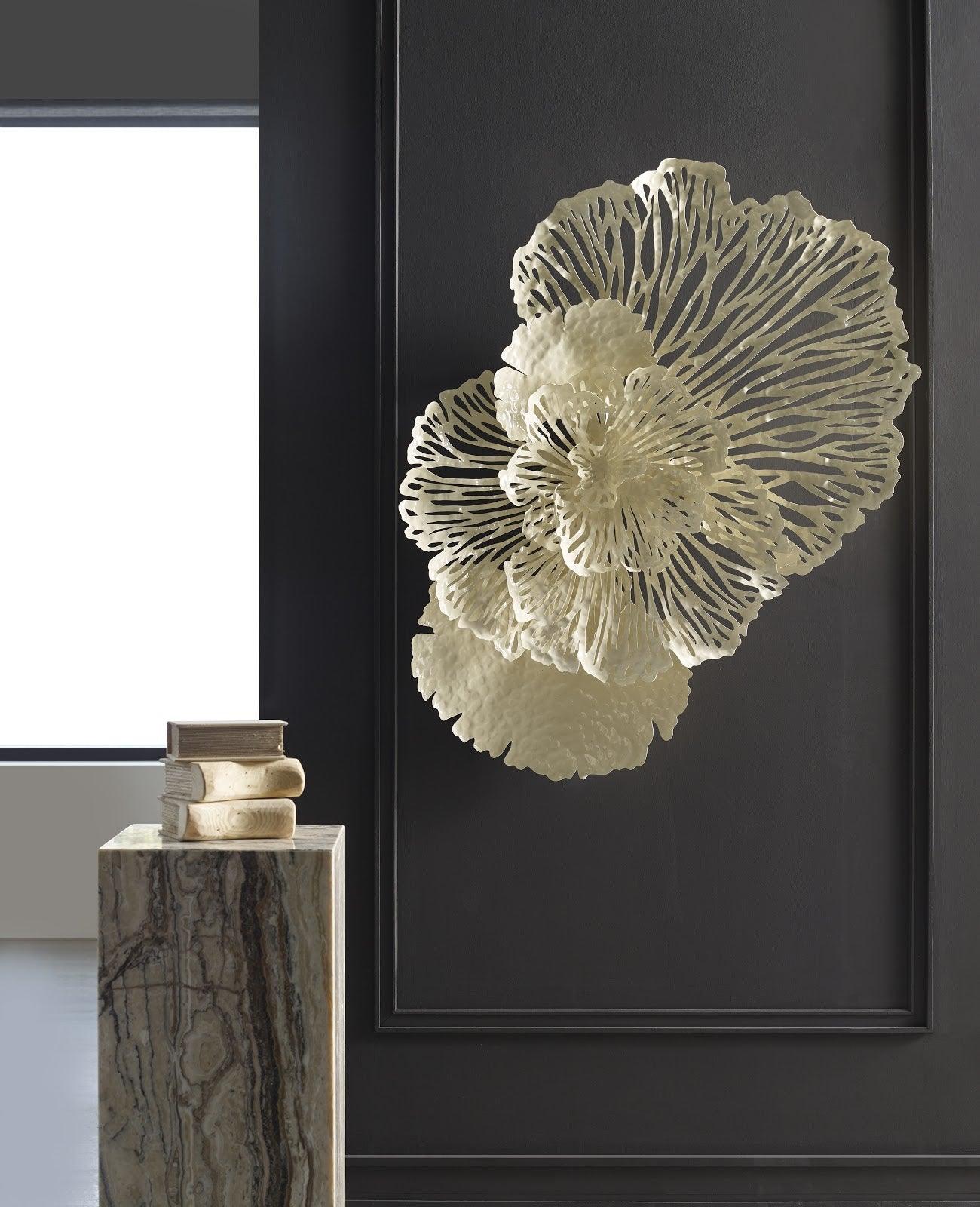 Flower Wall Art, Ivory, MD - Remutear