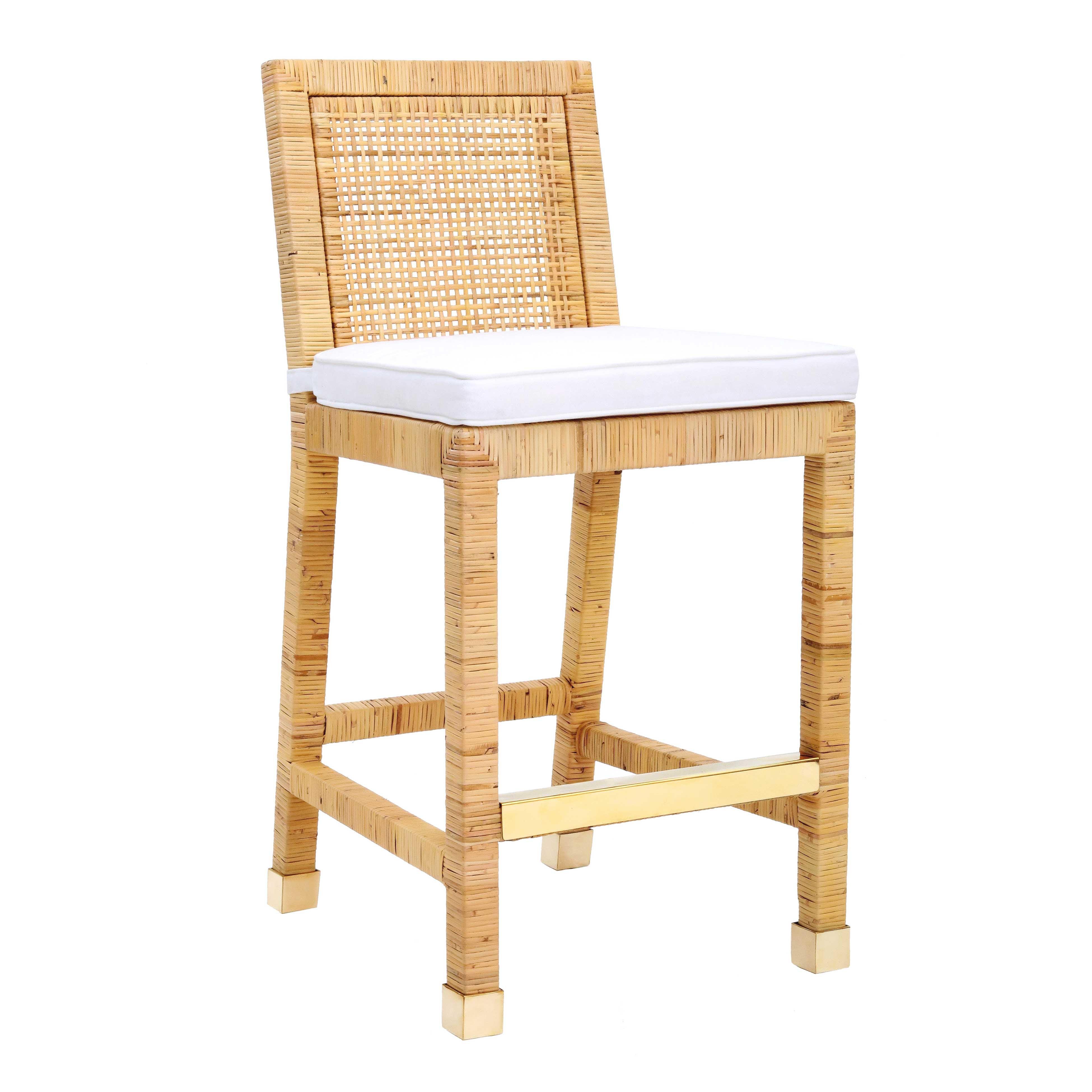 Amara Rattan Counter Stool - Remutear