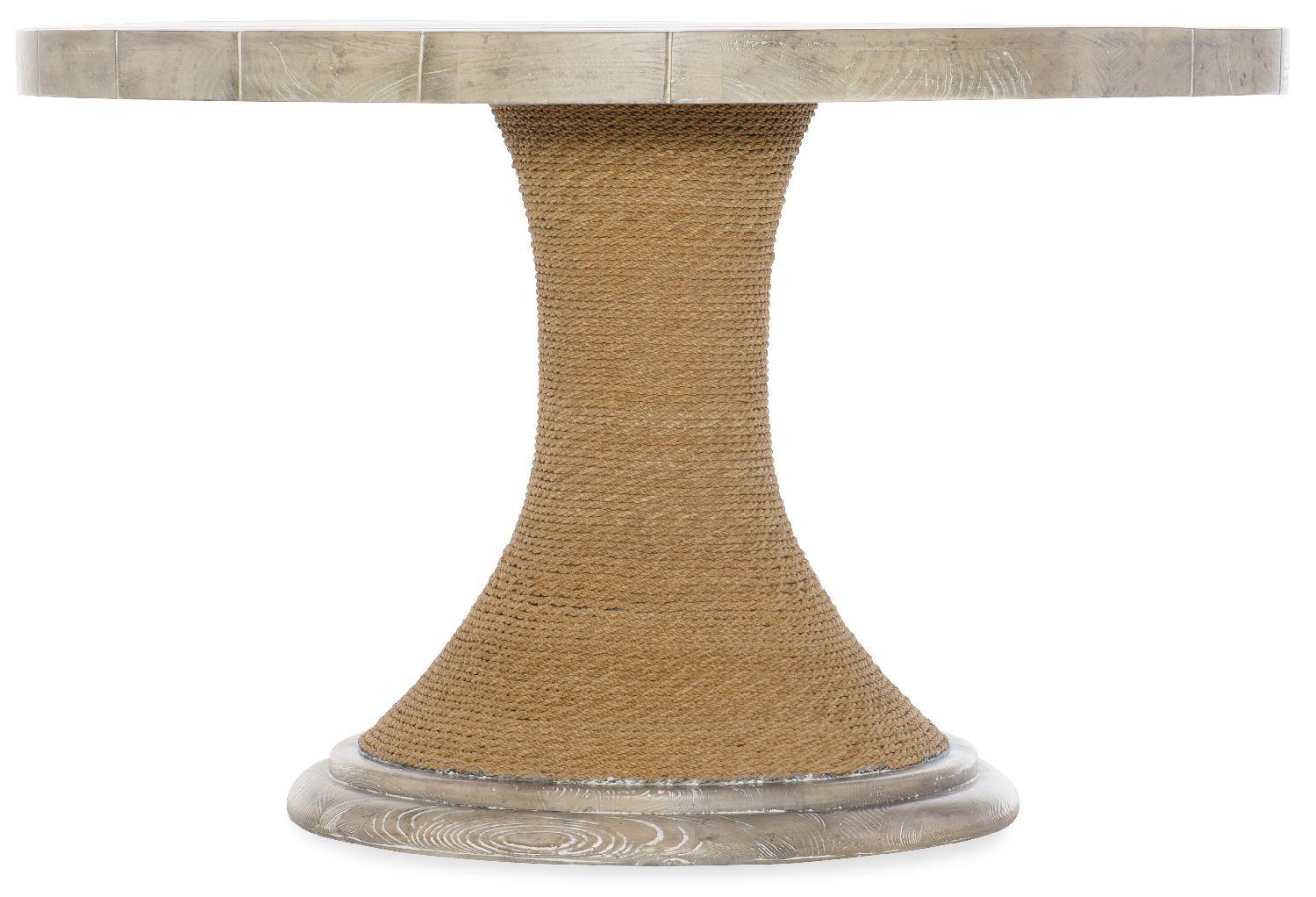 Amani 48in Round Pedestal Dining Table - Remutear
