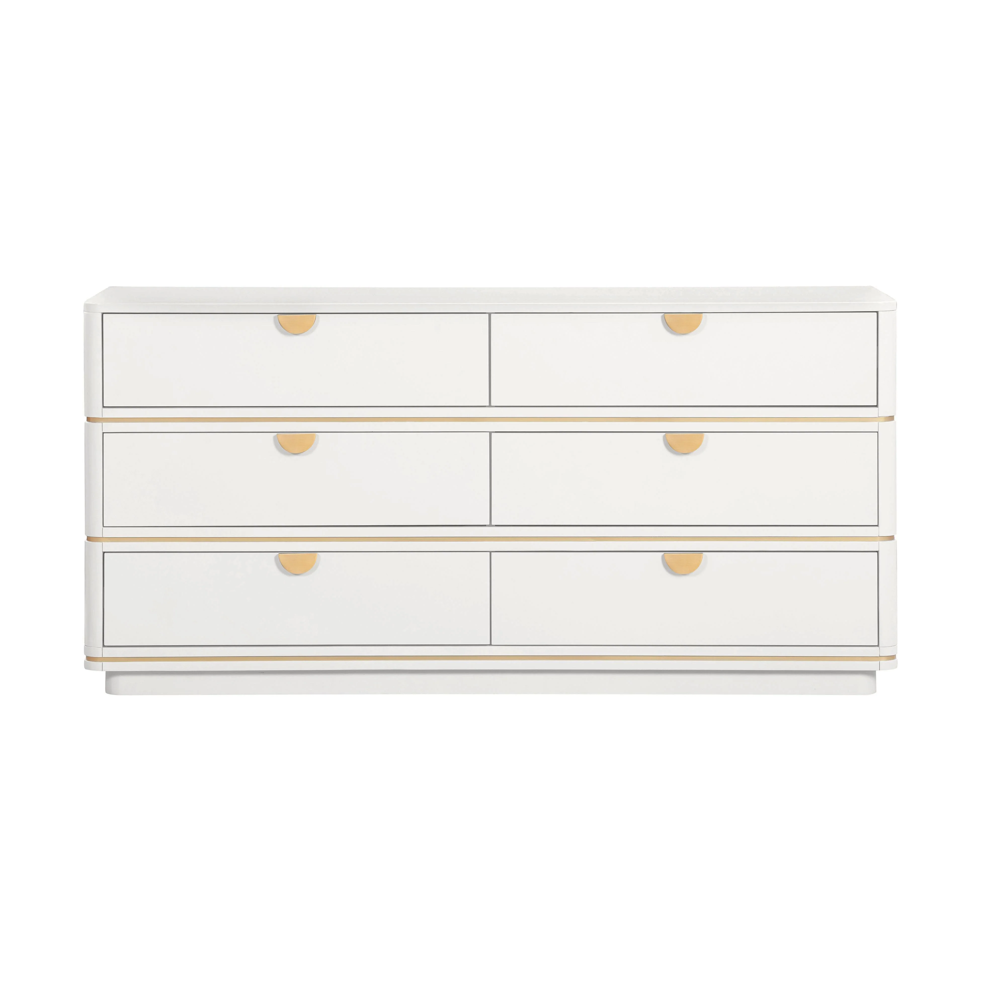 Julieta Cream 6 Drawer Dresser - Remutear