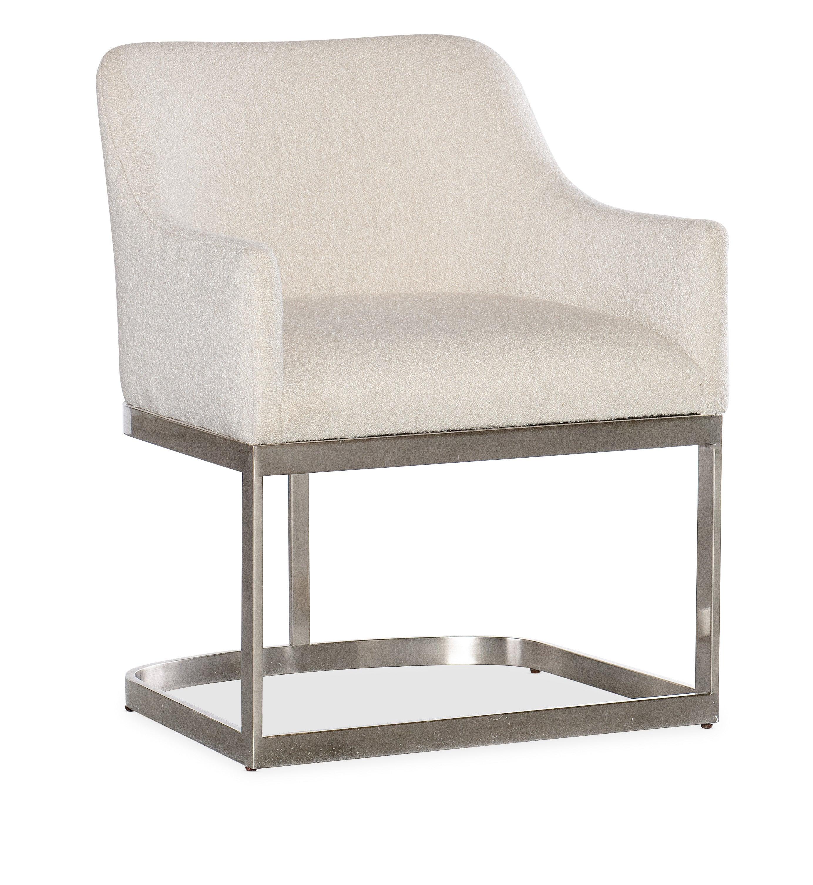 Modern Mood Upholstered Arm Chair w/Metal Base - Remutear