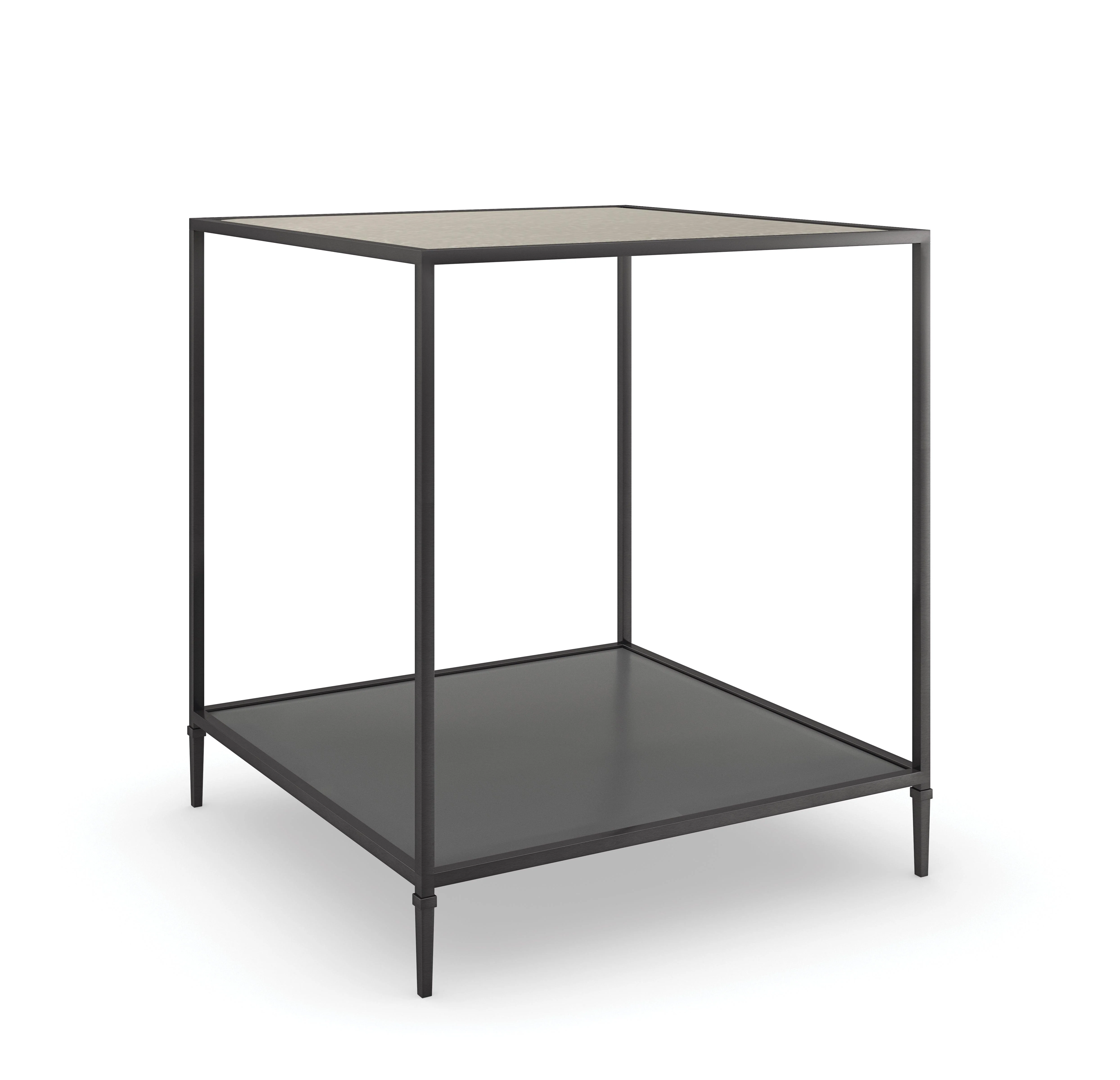 Classic Smoulder Square End Table - Remutear