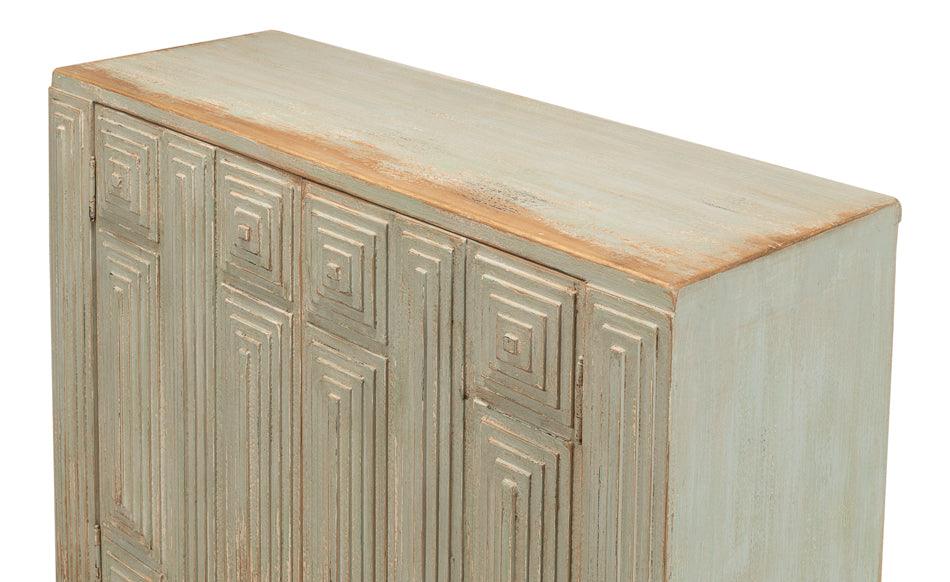 Peyton 2 Door Commode - Sage - Remutear