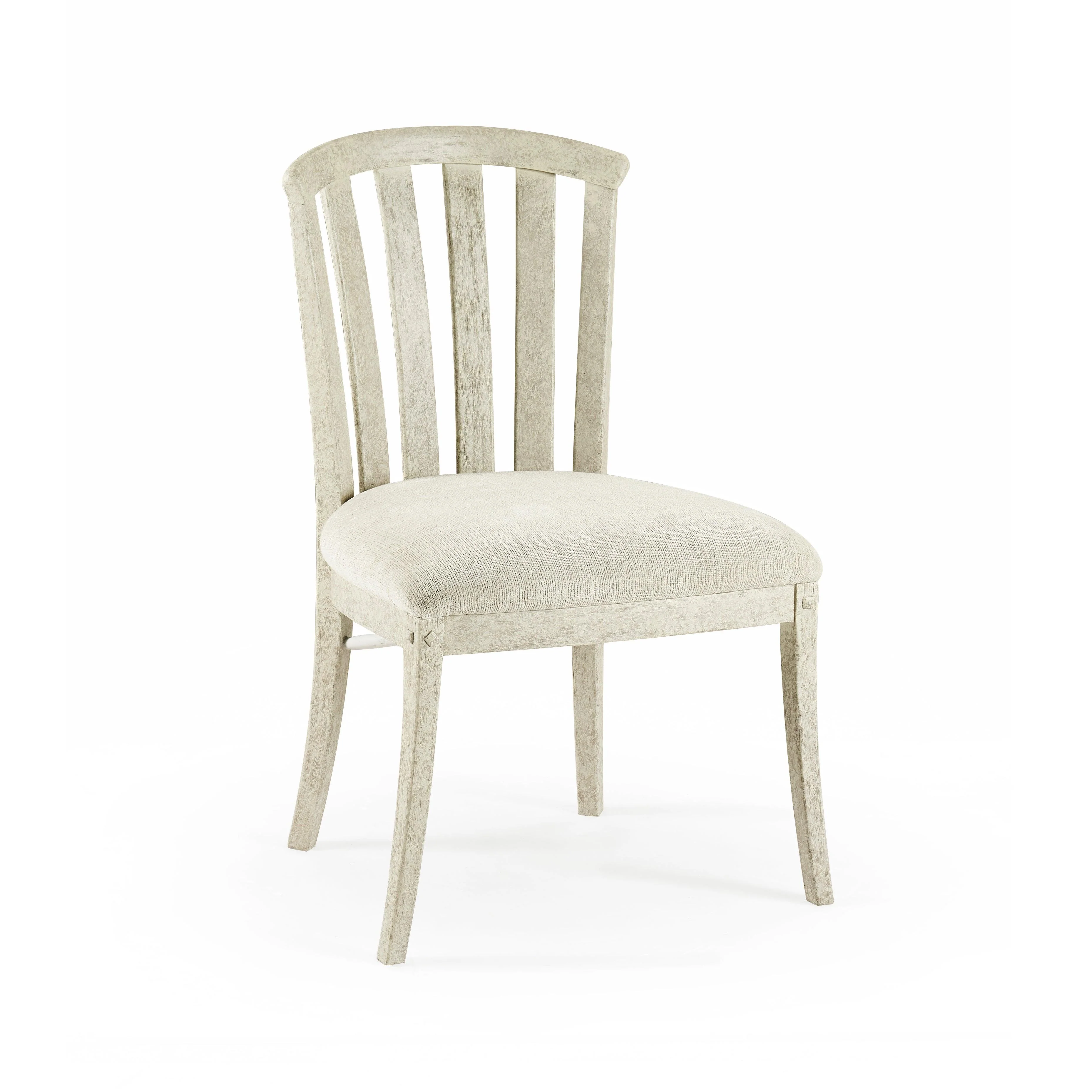 Casual Accents Whitewash Curved Back Chair - Remutear