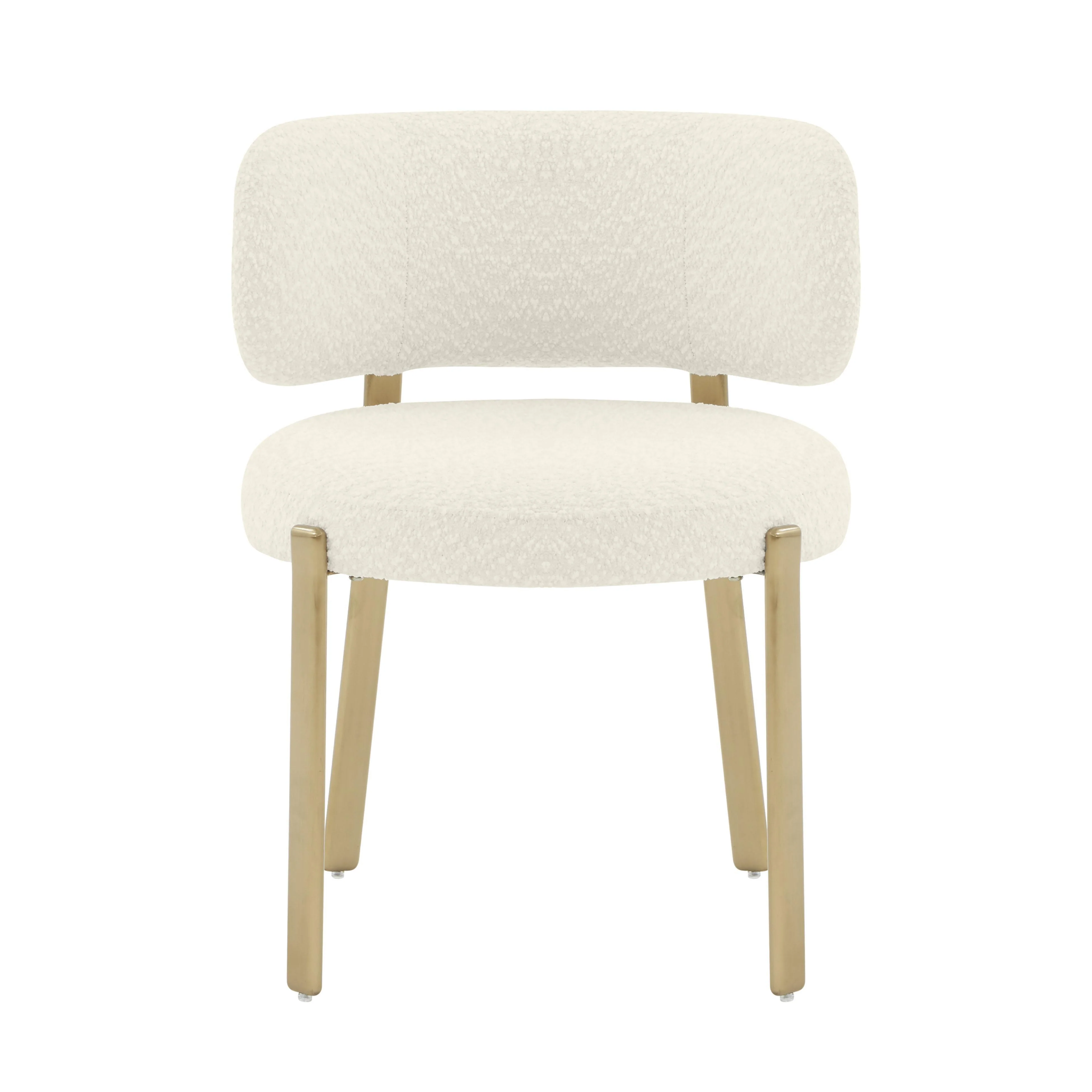 Margaret Cream Boucle Dining Chair - Remutear