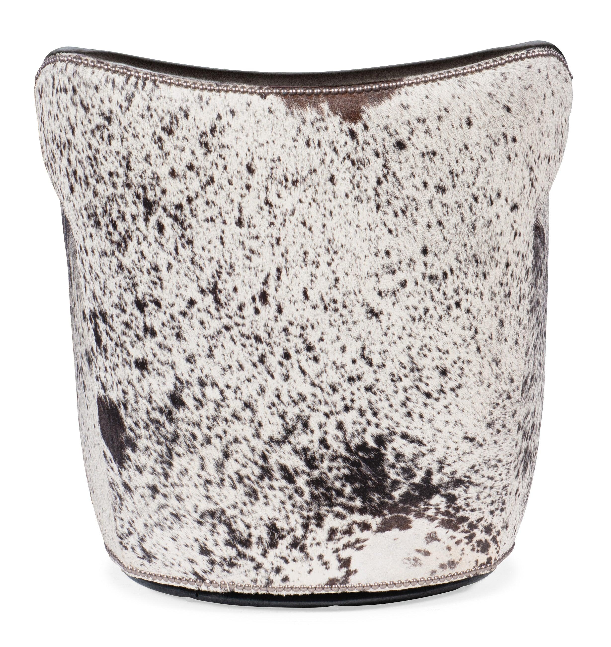 Kato Leather Swivel Chair with Salt Pepper HOH - Remutear